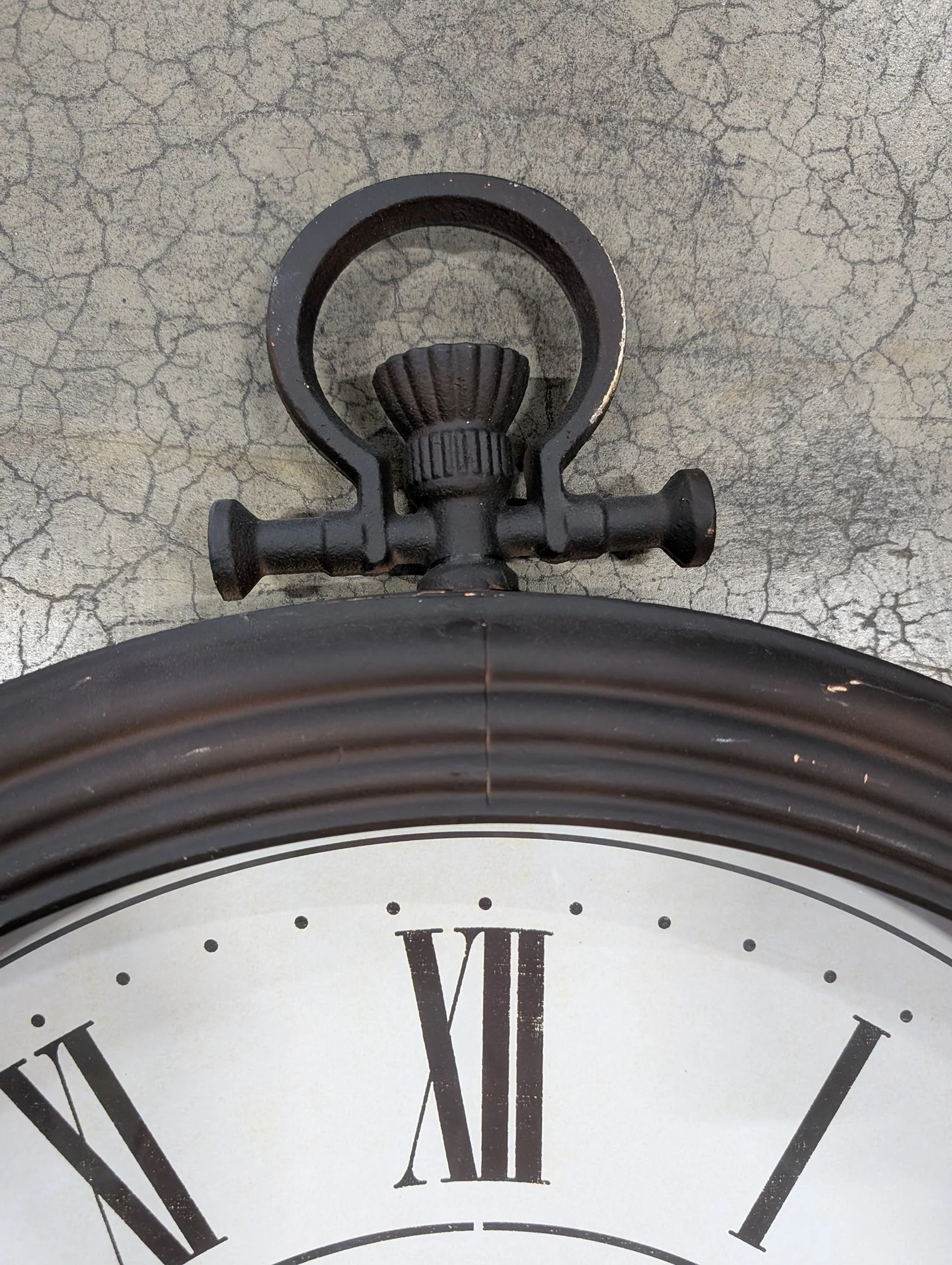 Kensington Station London Oversized Wall Clock - Pocket Watch Style Industrial Decor - Image 3