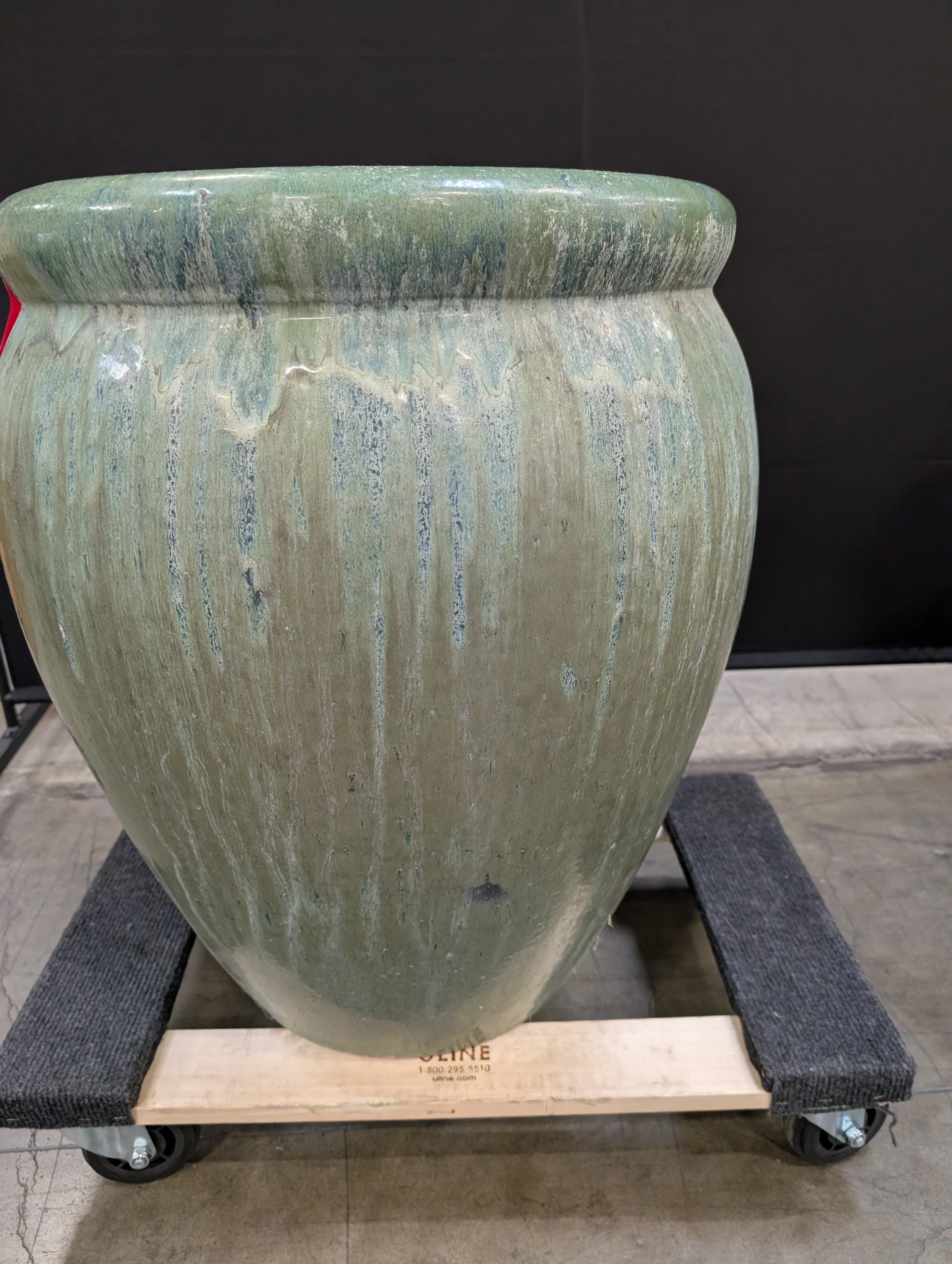 Large Glazed Ceramic Garden Planter Pot - Image 3