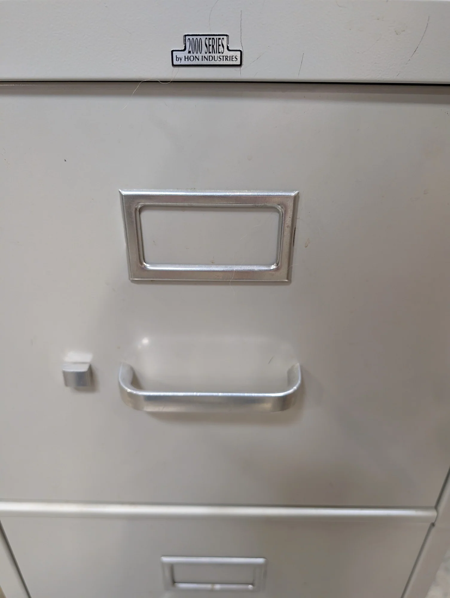 HON INDUSTRIES 2000 SERIES Two-Drawer Metal Filing Cabinet - Image 3