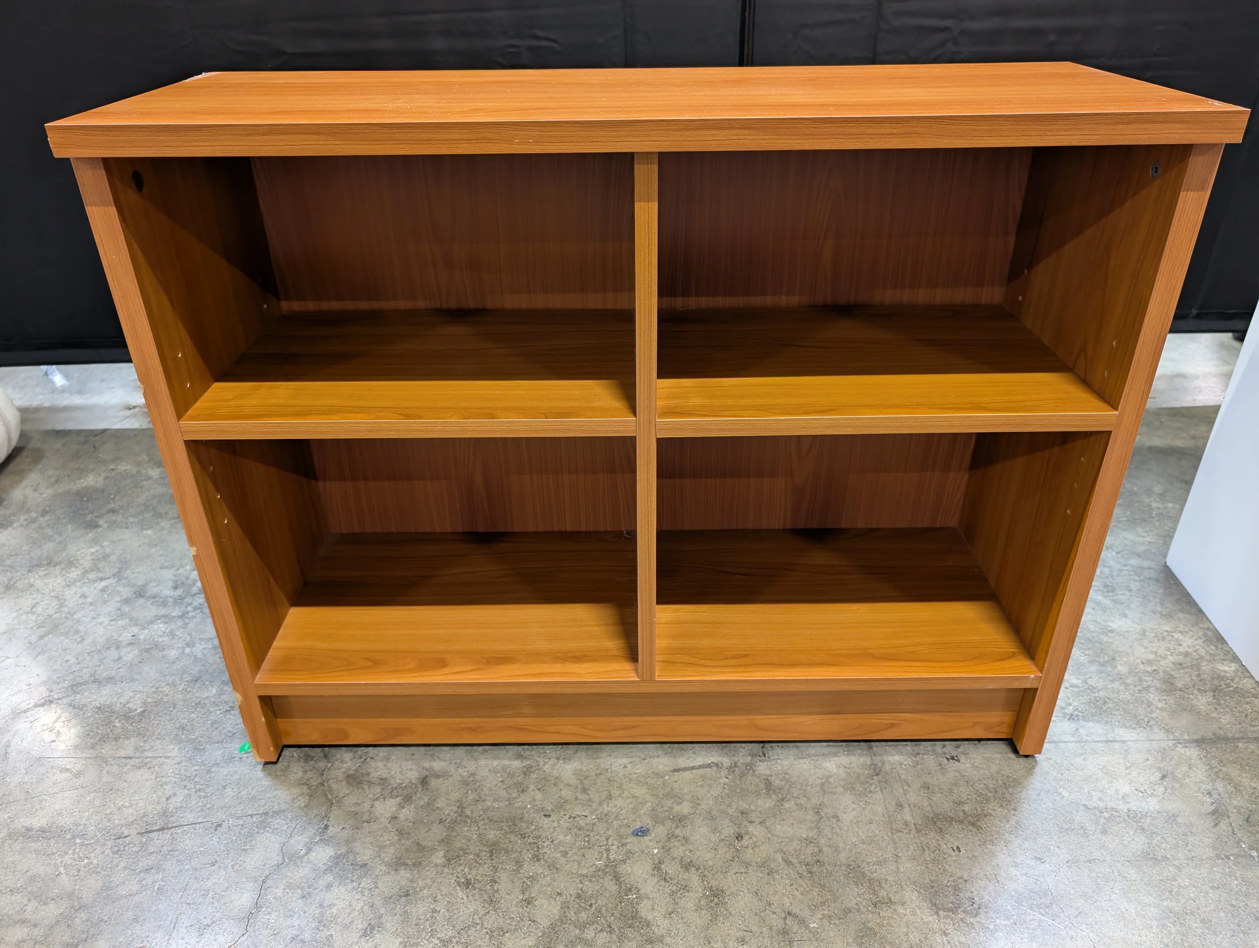 Versatile Brown Wood Storage Shelf - Image 2