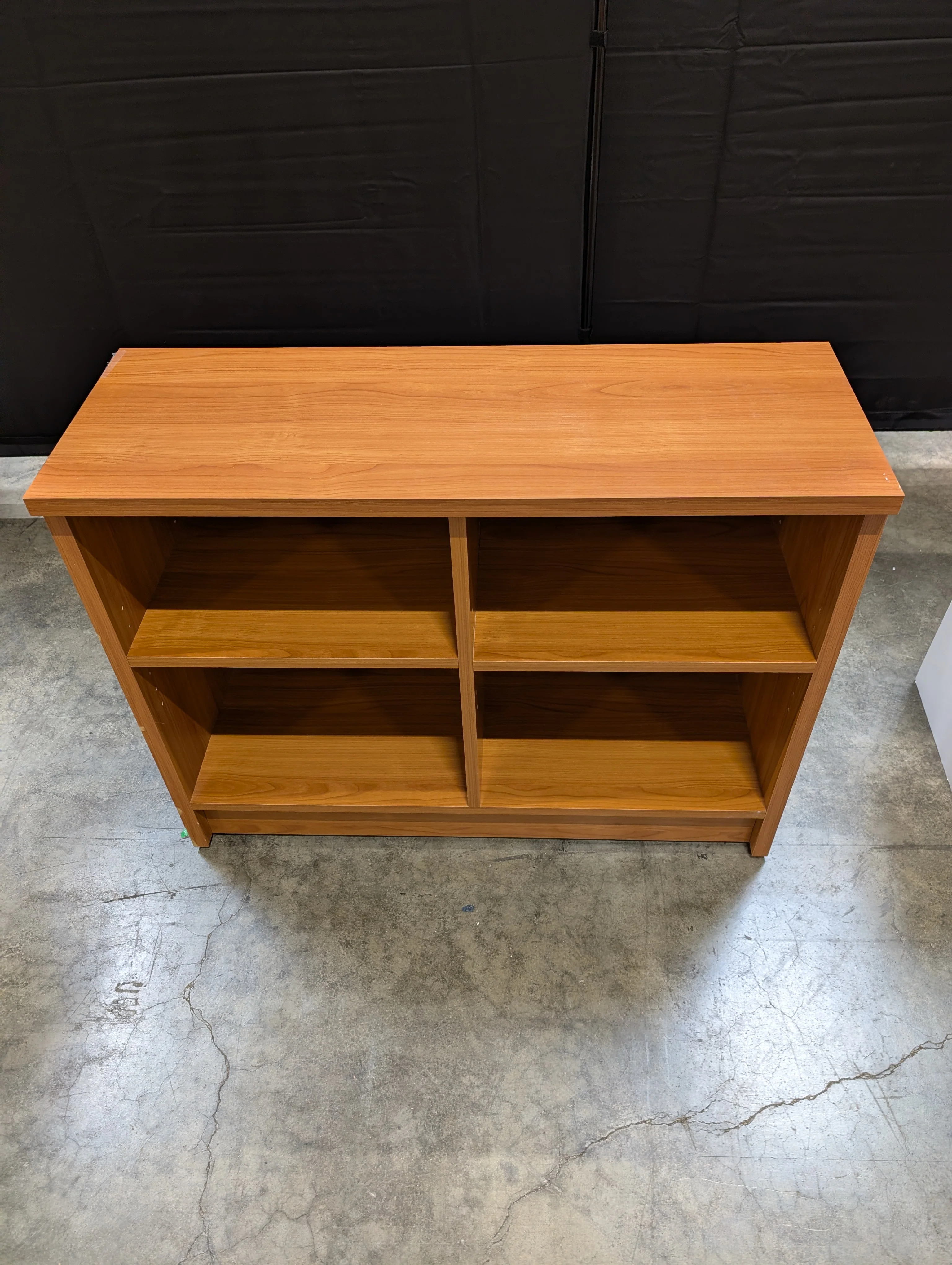 Versatile Brown Wood Storage Shelf - Image 3