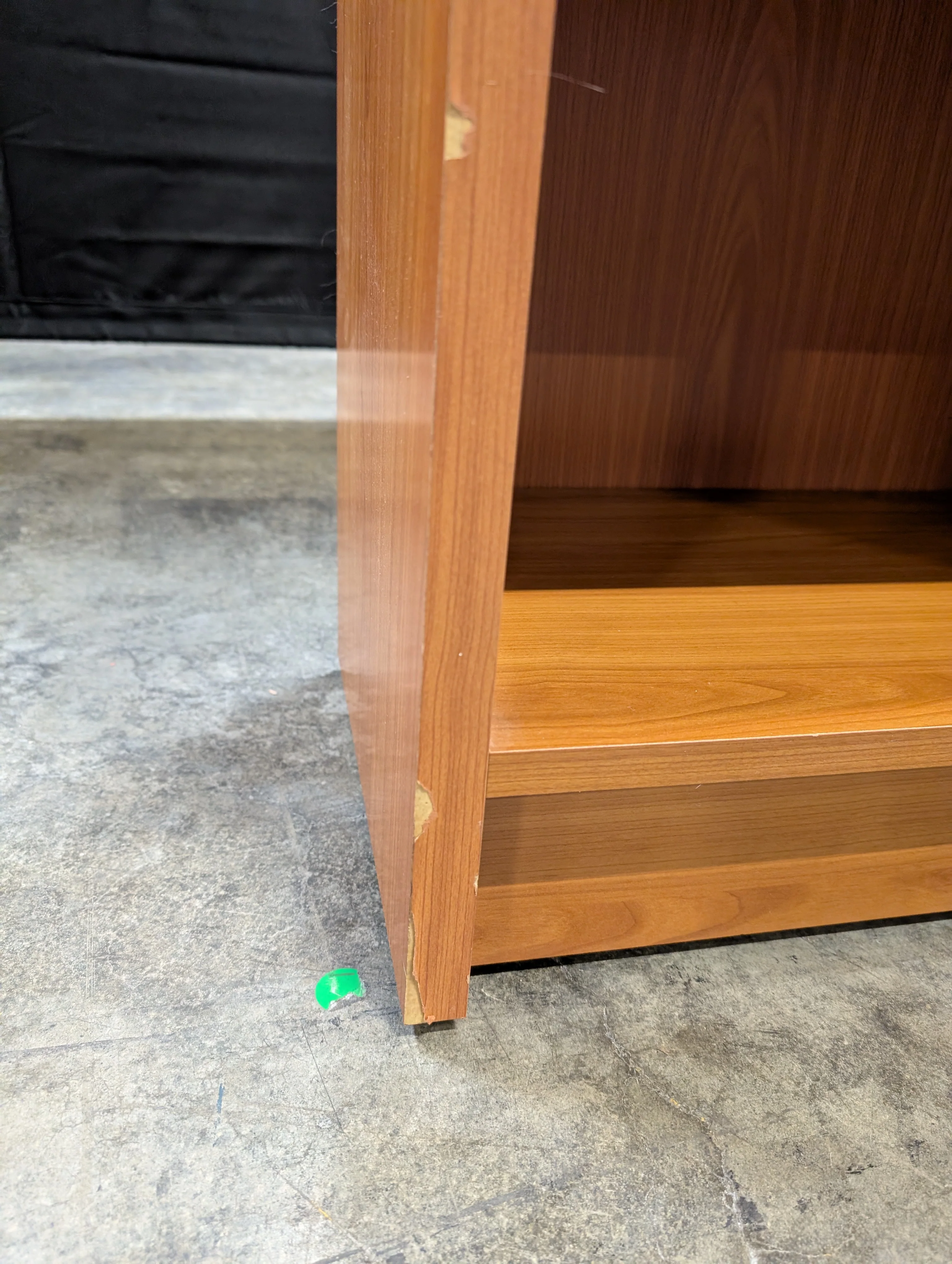 Versatile Brown Wood Storage Shelf - Image 4