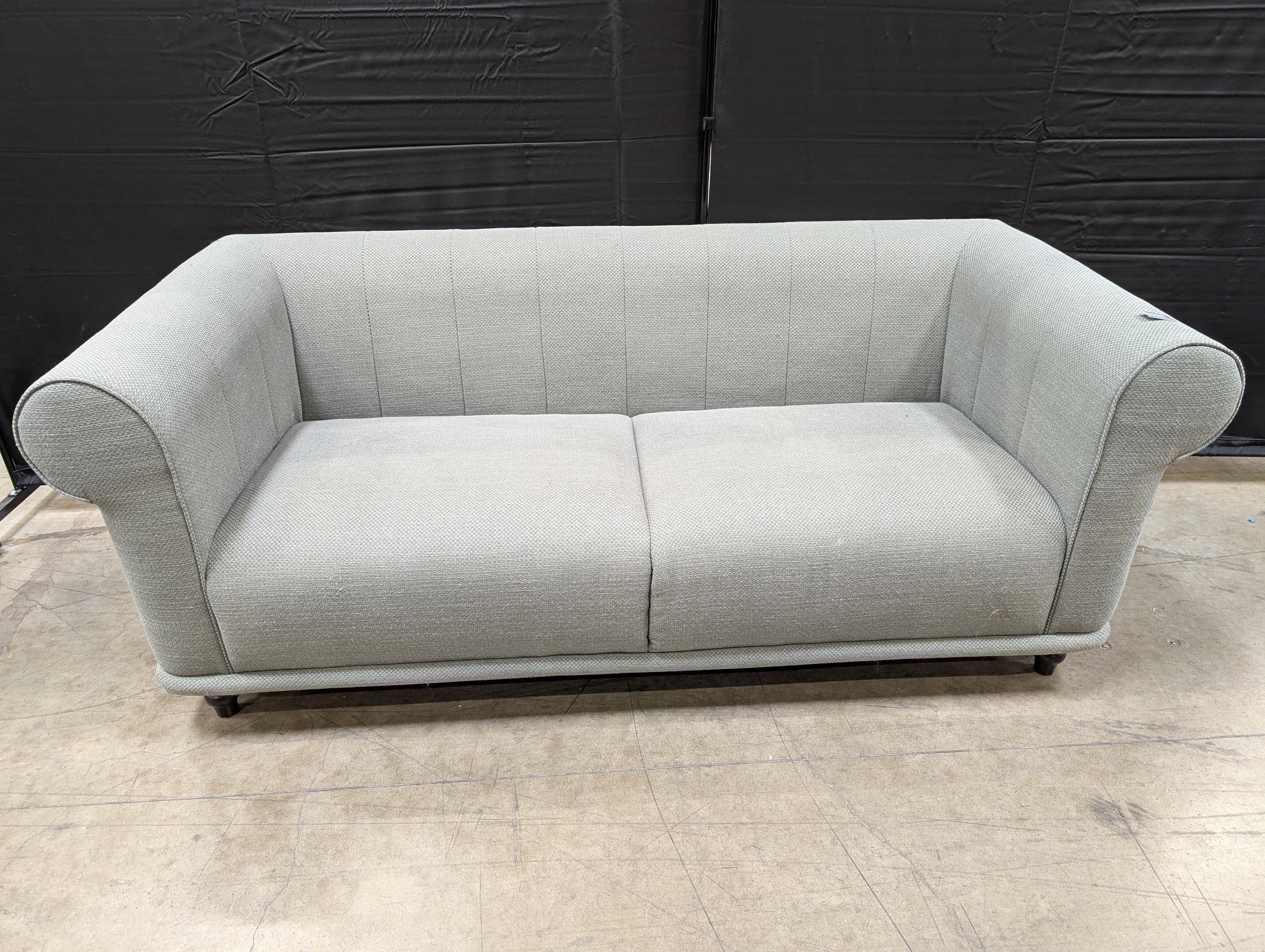 Modern Ikea Two-Seater Sofa with Curved Arms - Image 2