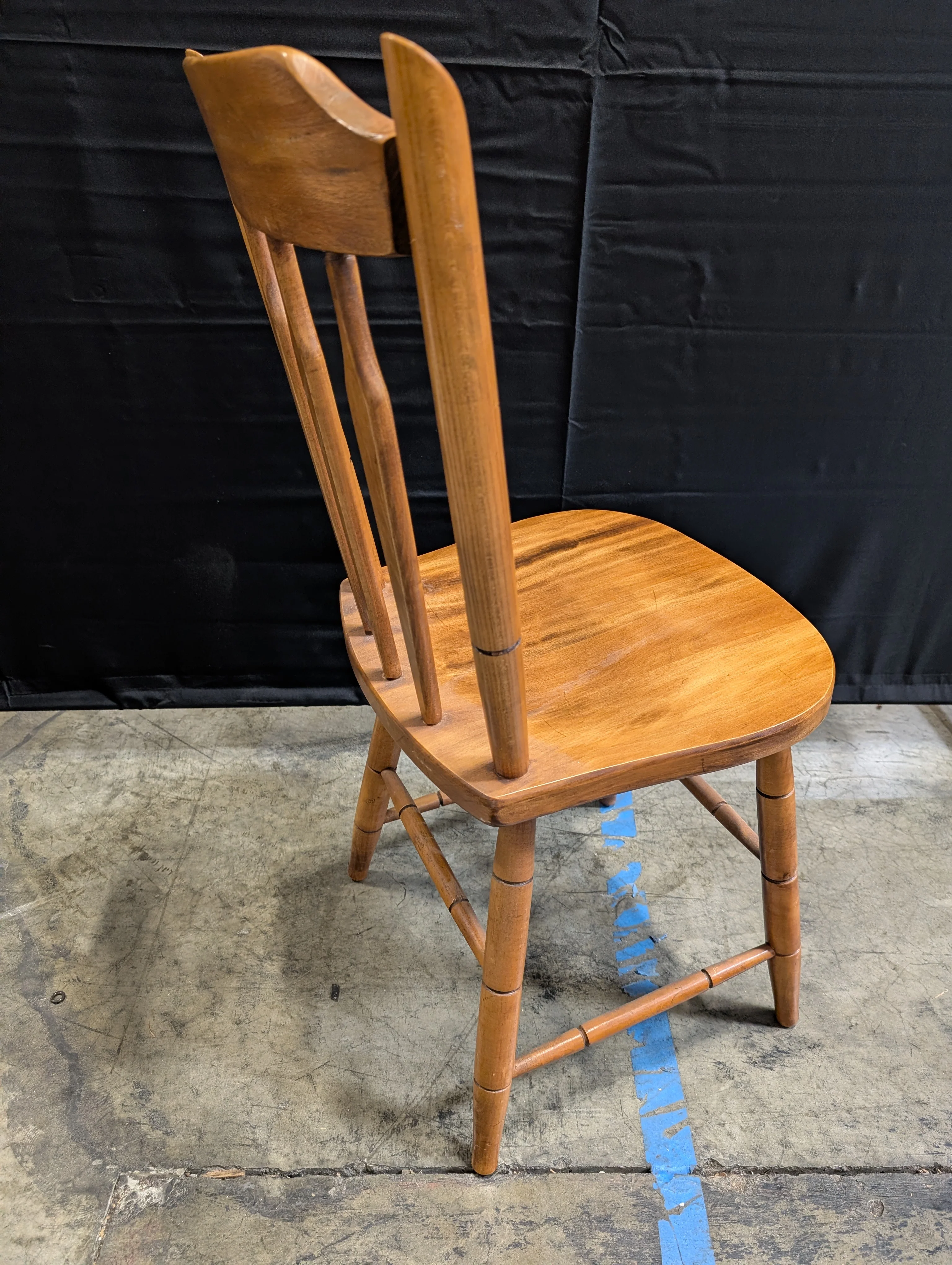 Classic Wooden Windsor Style Dining Chair - Image 2