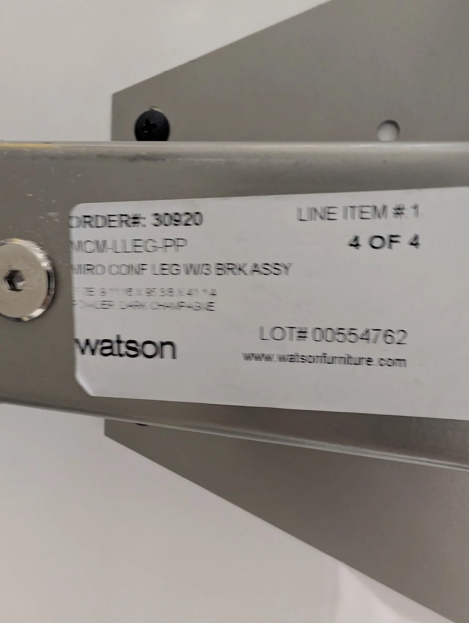 Watson Miro Large Conference Table with Locking Casters - Image 3