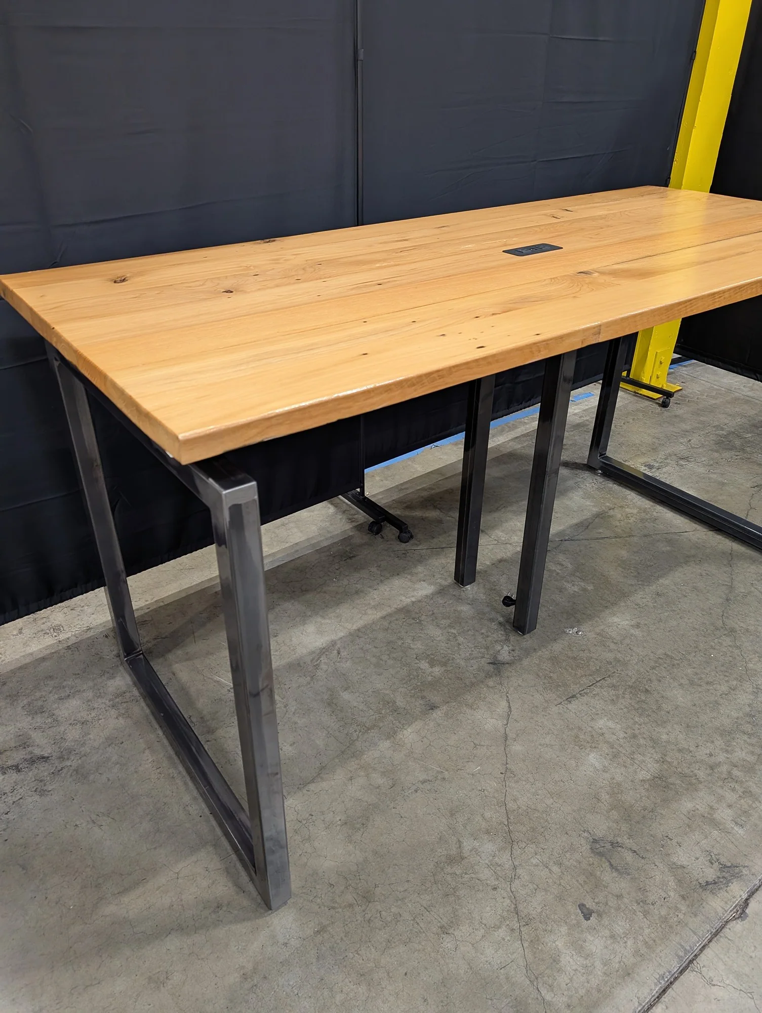 Large Light Wood Conference Table - Image 3