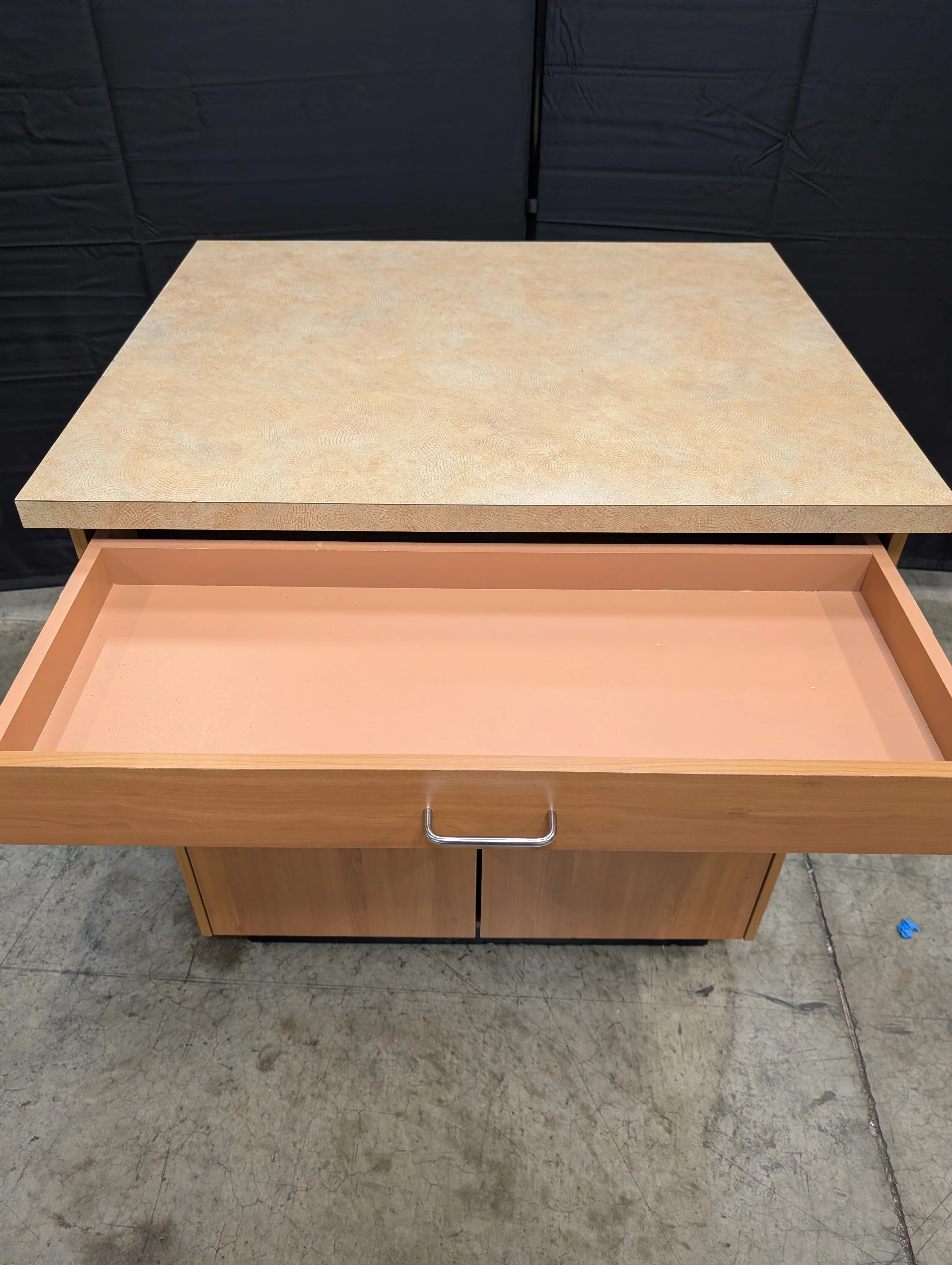 Two-Door Base Cabinet with Speckled Laminate Countertop - Image 4