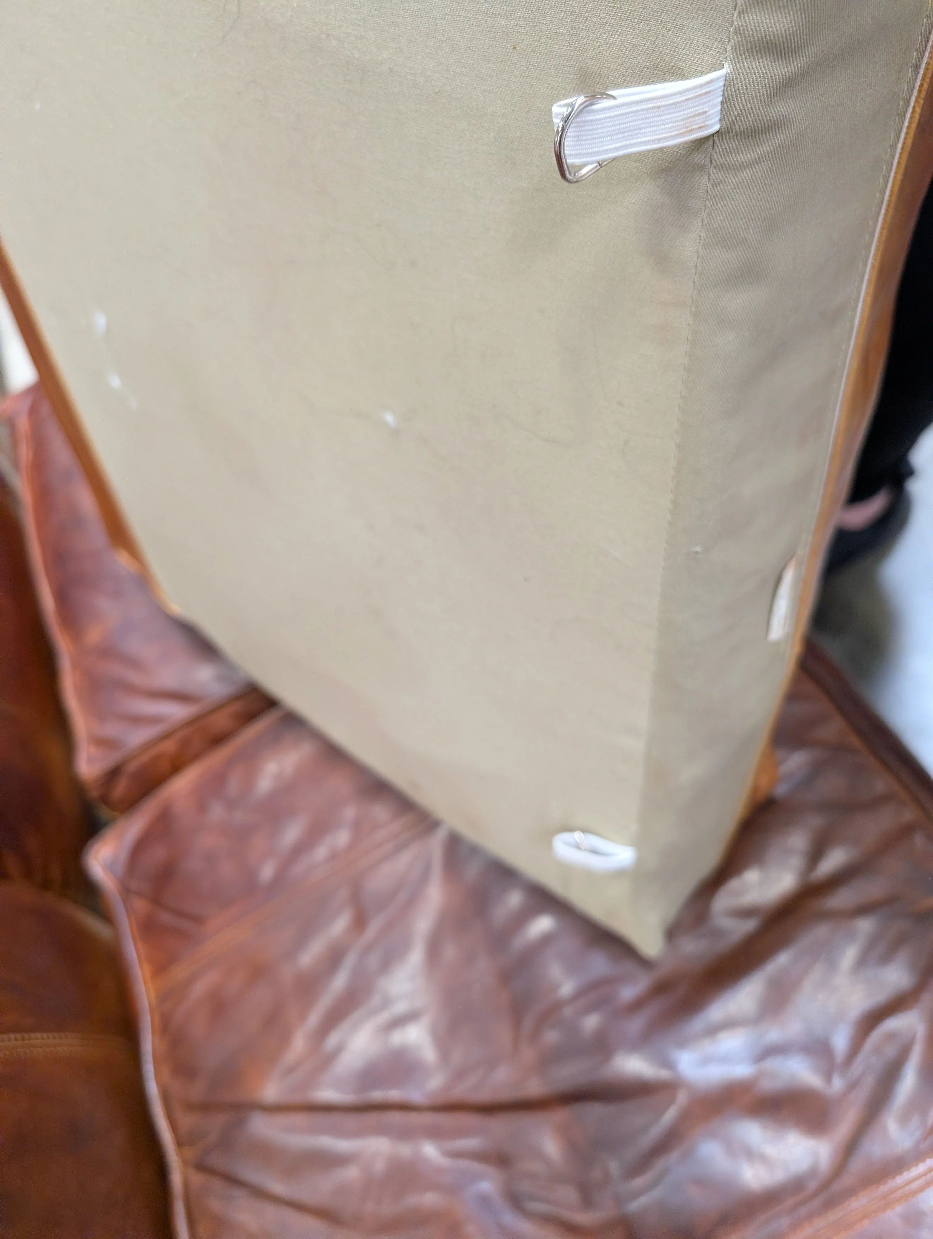 Lauren Leather Co. Full-Grain Distressed Leather Sofa - Custom Made High End - Made in USA (2 Available) - Image 14
