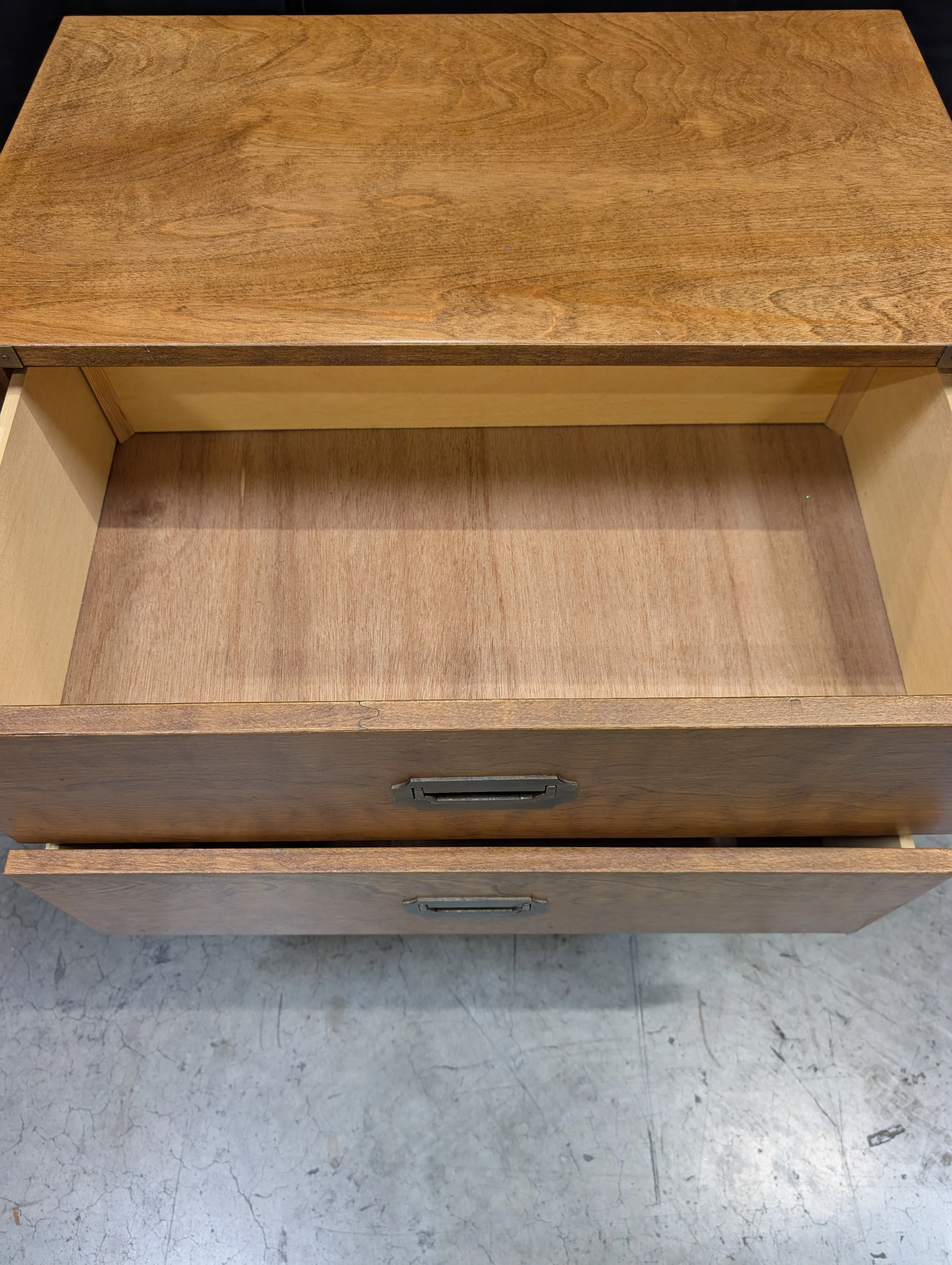 Vintage Solid Wood Three-Drawer Storage Chest - Image 2