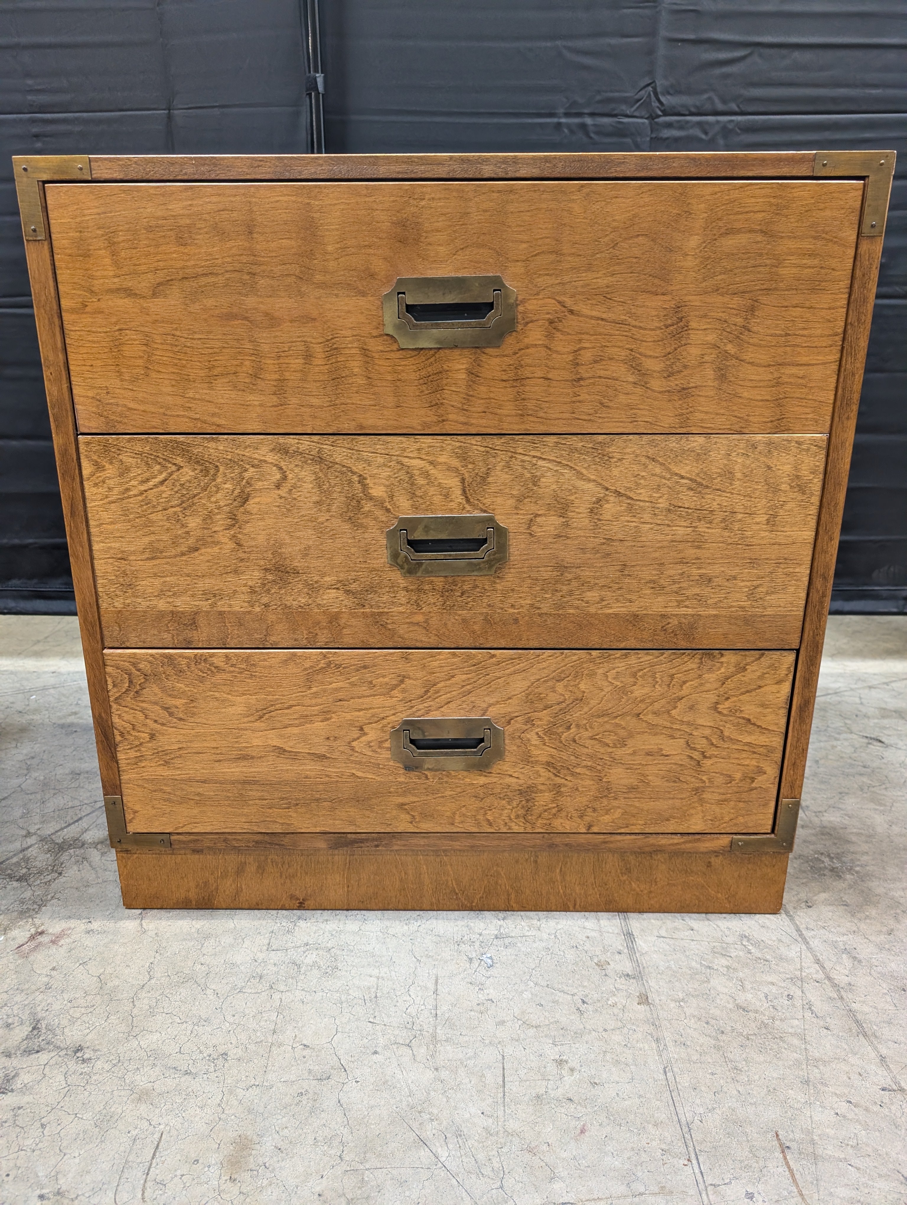 Vintage Solid Wood Three-Drawer Storage Chest - Image 5