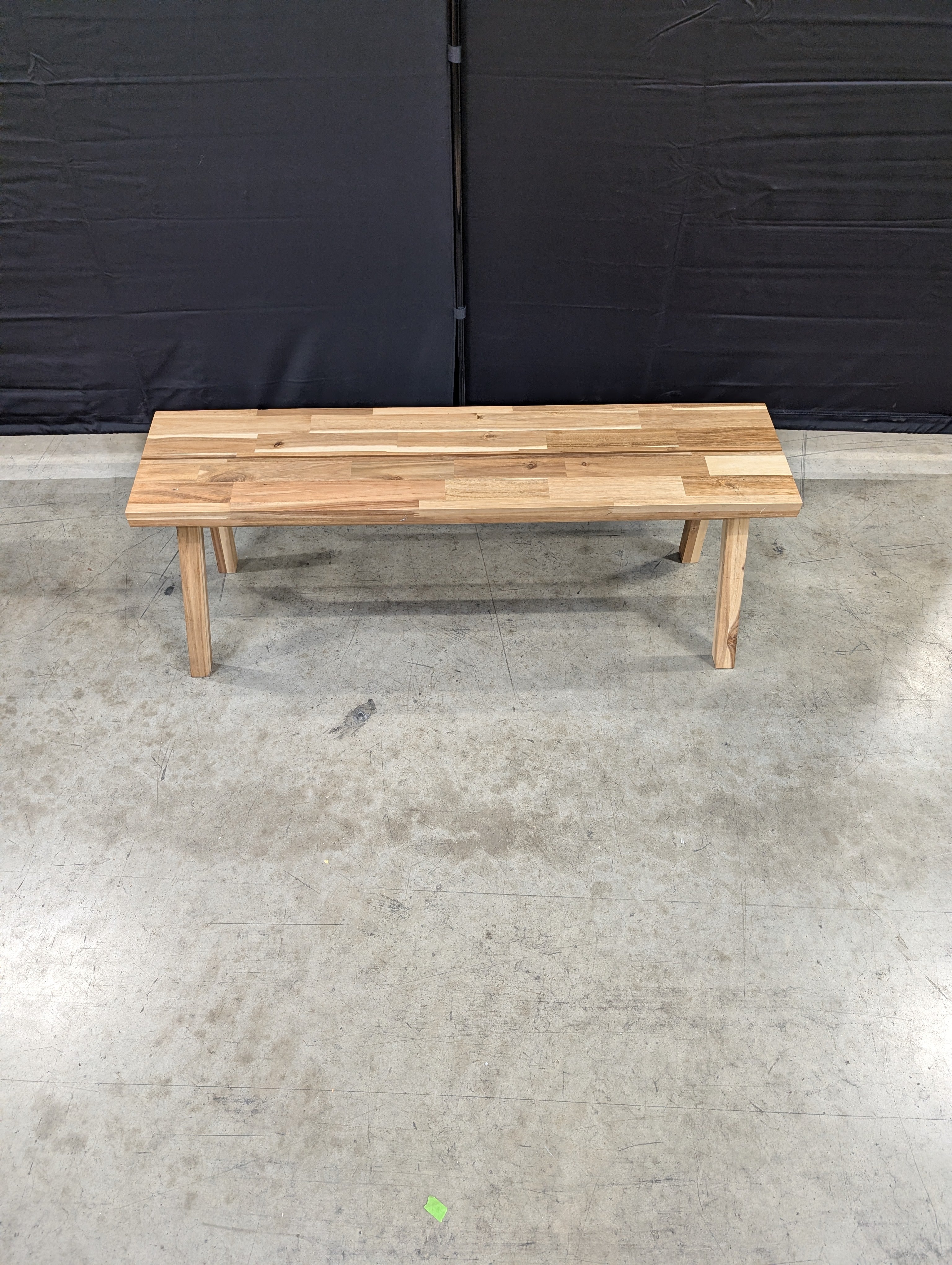 Solid Hardwood Butcher Block Style Rectangular Table - Image 7