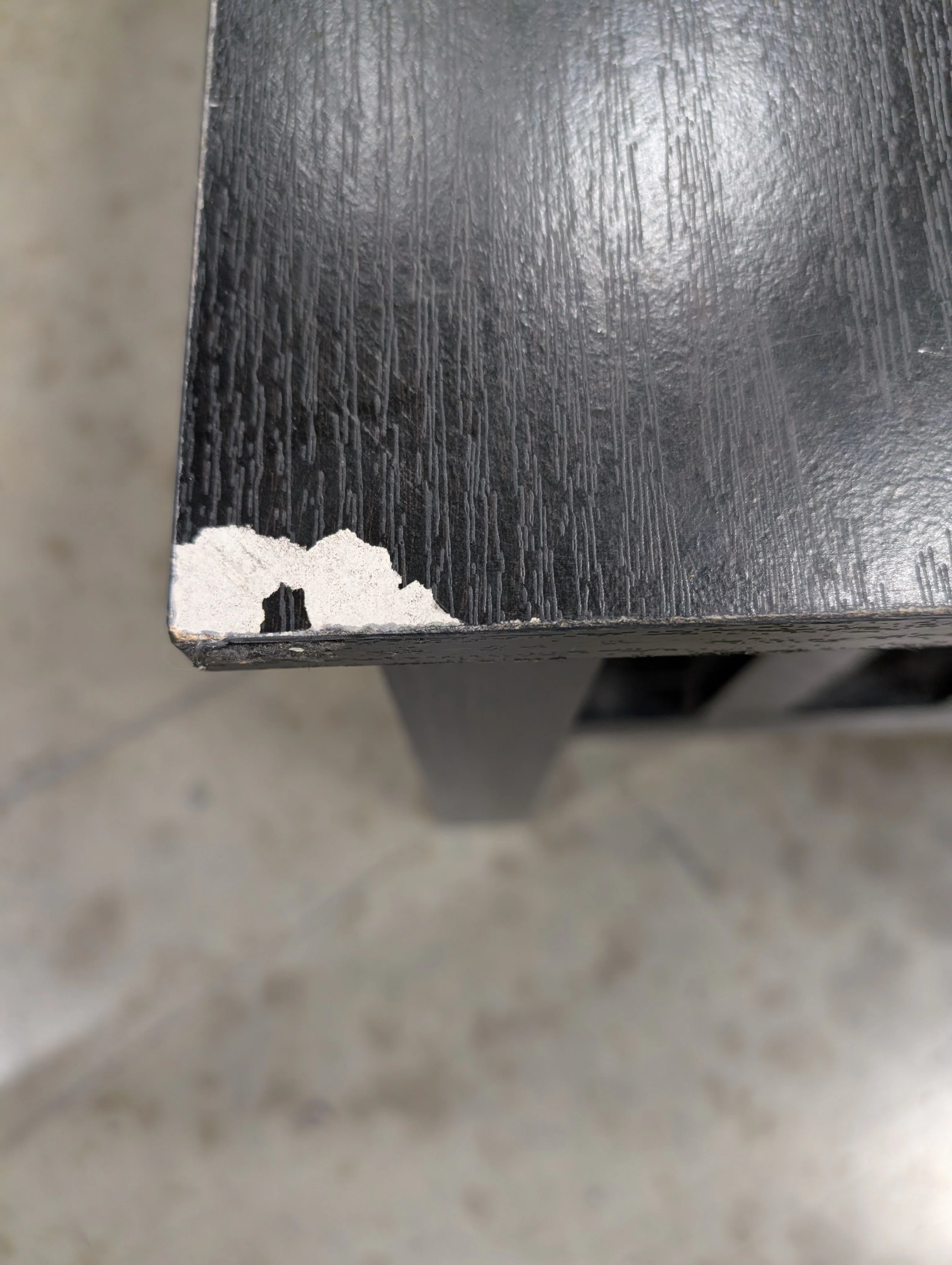 Modern Dark Brown Rectangular Coffee Table with Storage Shelf - Image 3