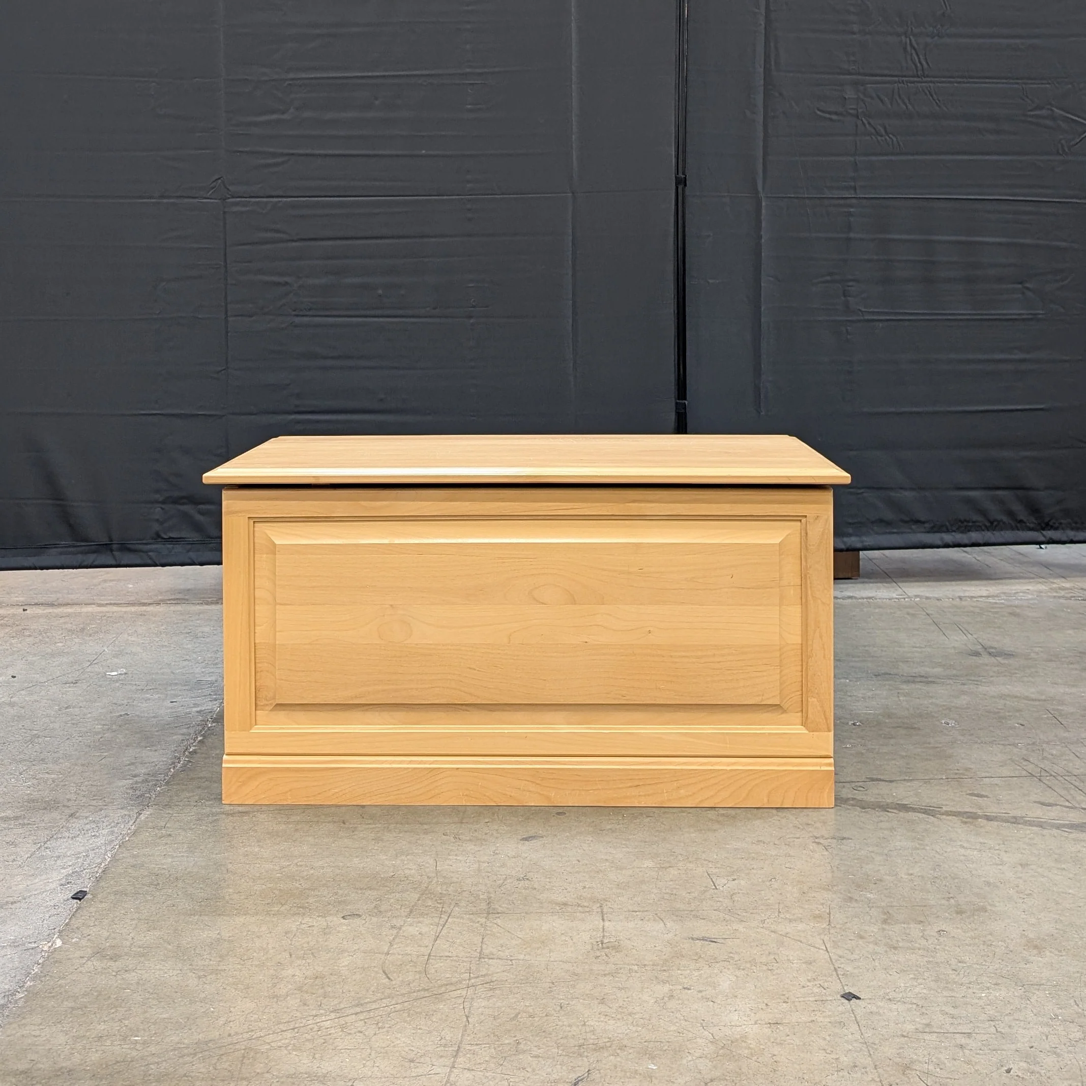 Versatile Light Wood Storage Trunk