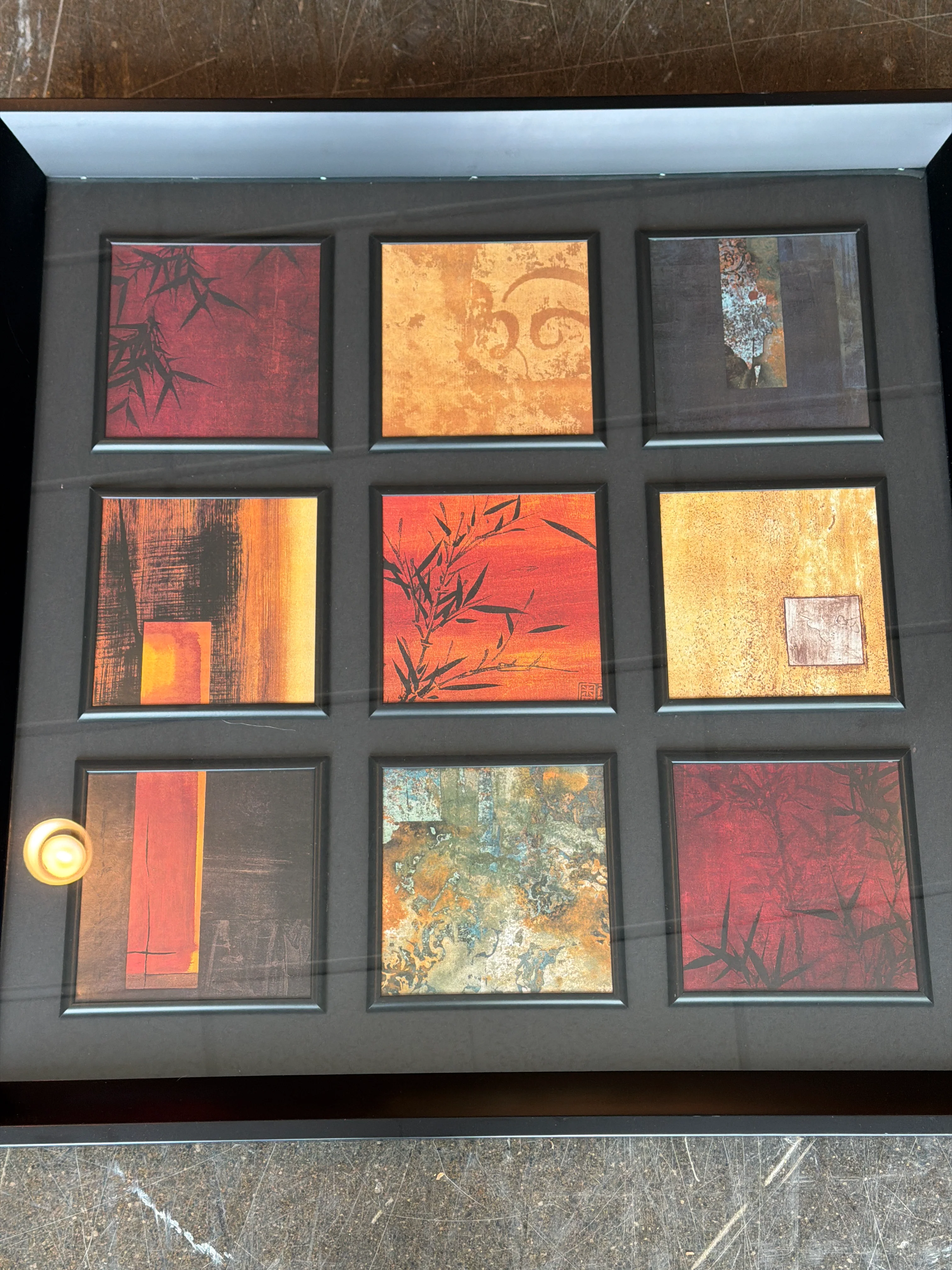 Abstract Multi-Panel Framed 30 inches Wall Art - Image 2