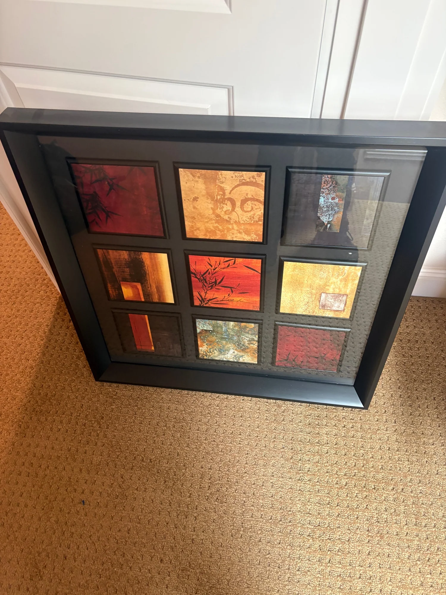 Abstract Multi-Panel Framed 30 inches Wall Art - Image 5