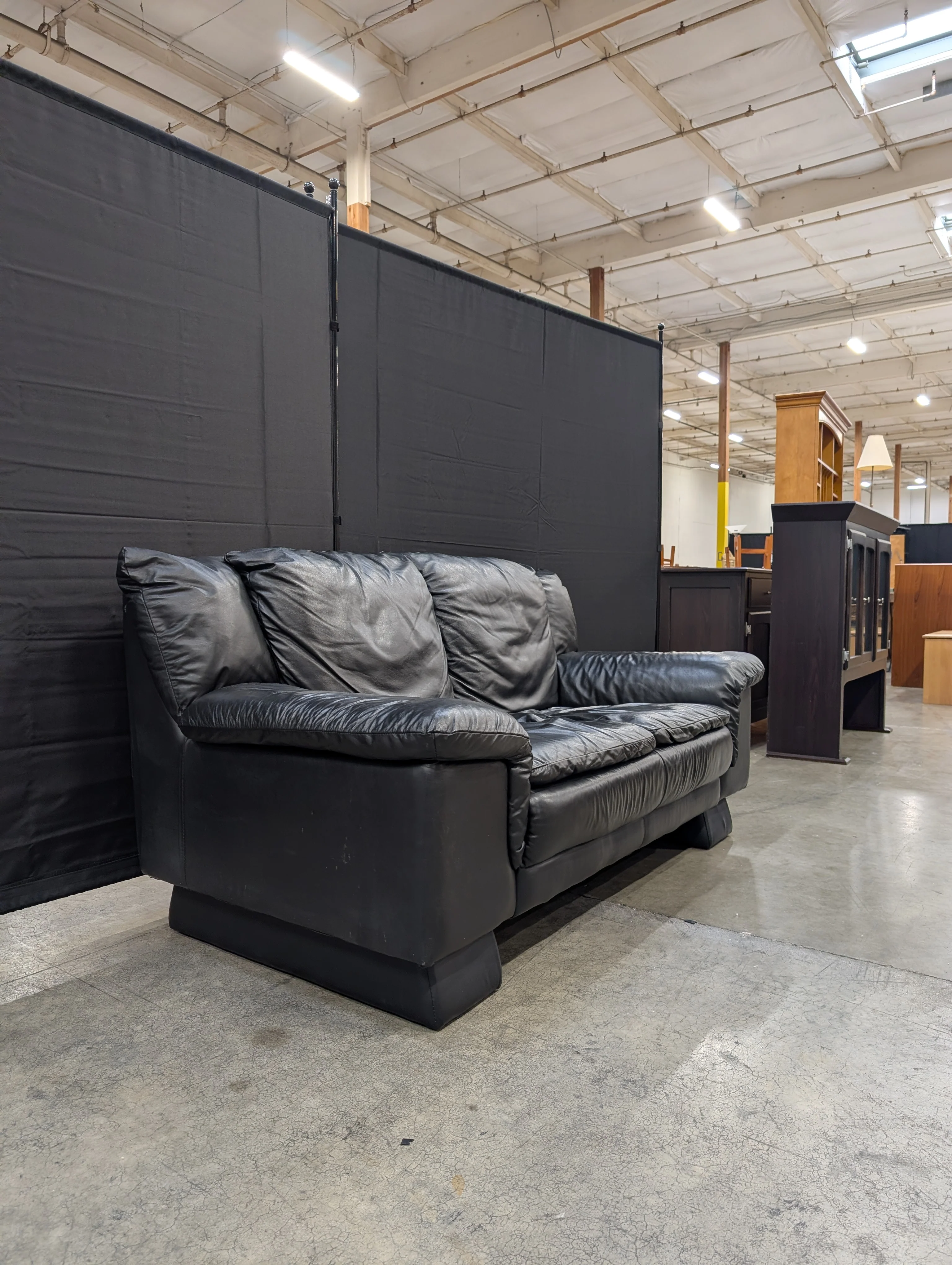Black Love Seat - Image 3