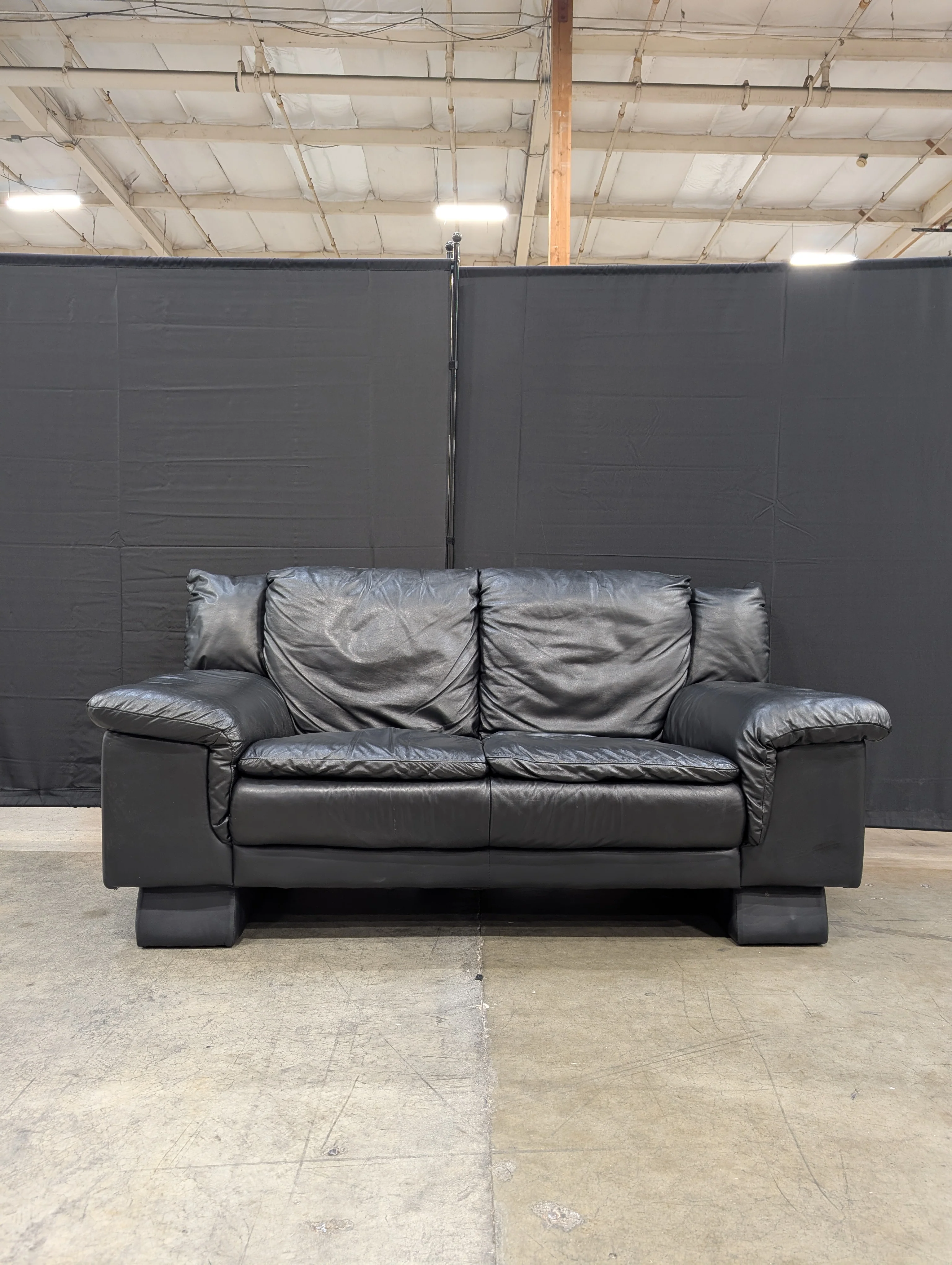 Black Love Seat - Image 4