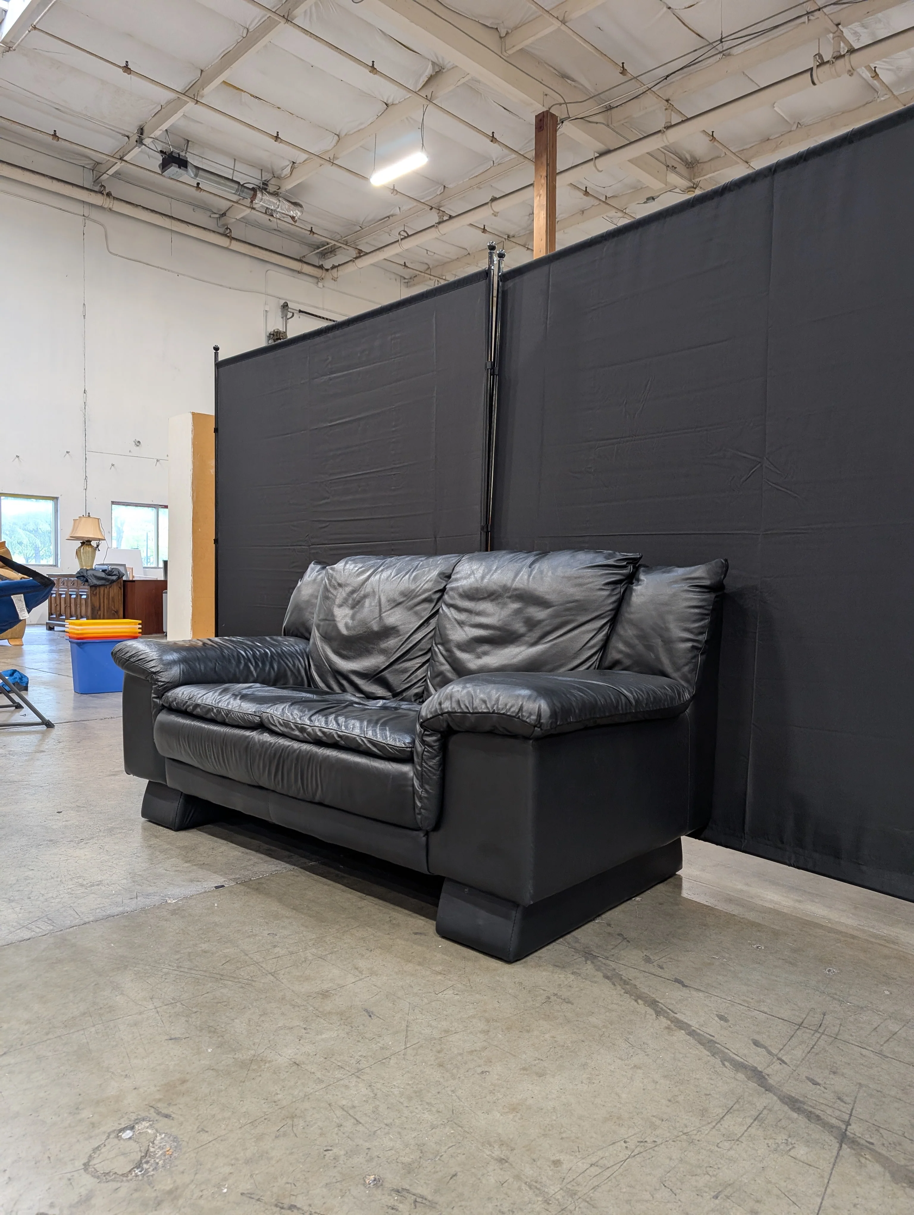 Black Love Seat - Image 5