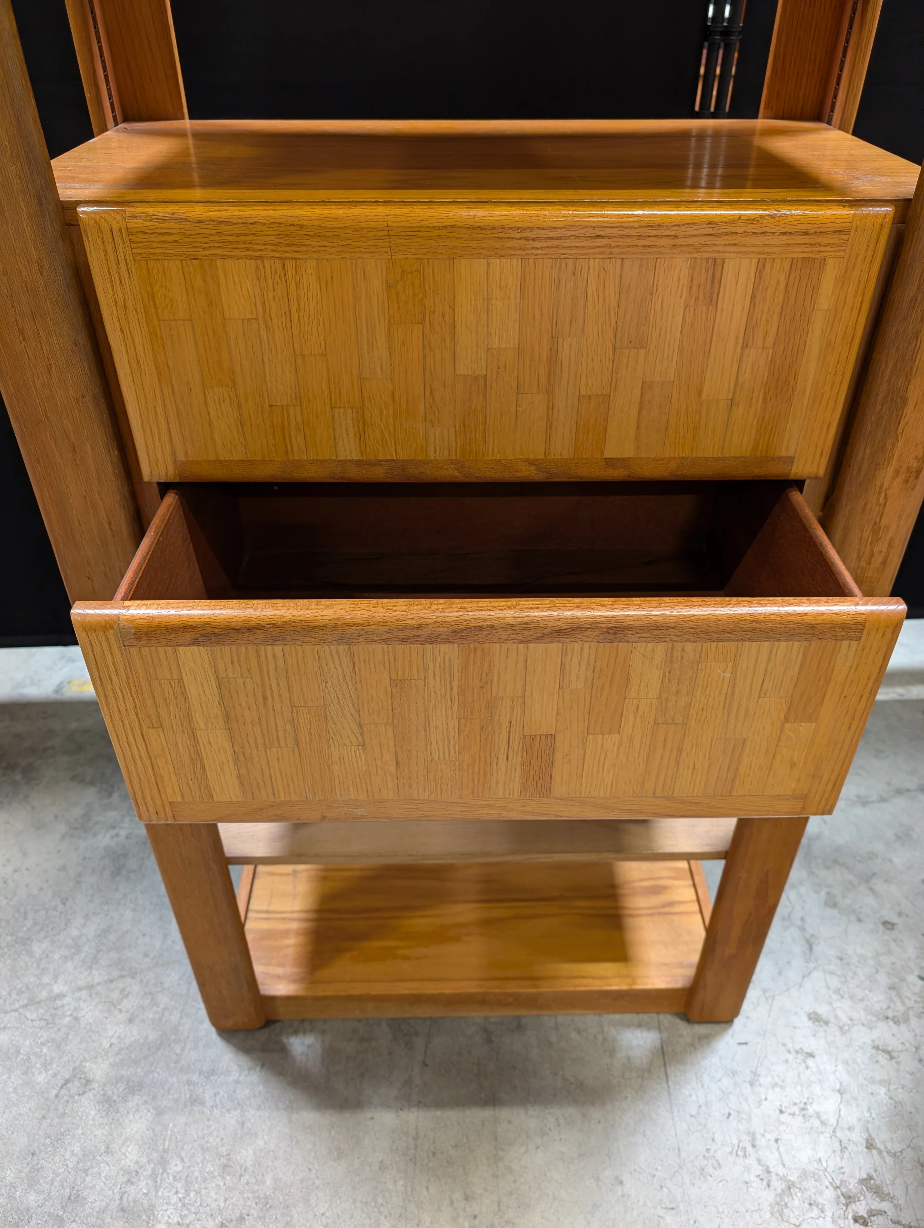 Versatile Timber Bookcase with Integrated Storage Drawers - Image 5