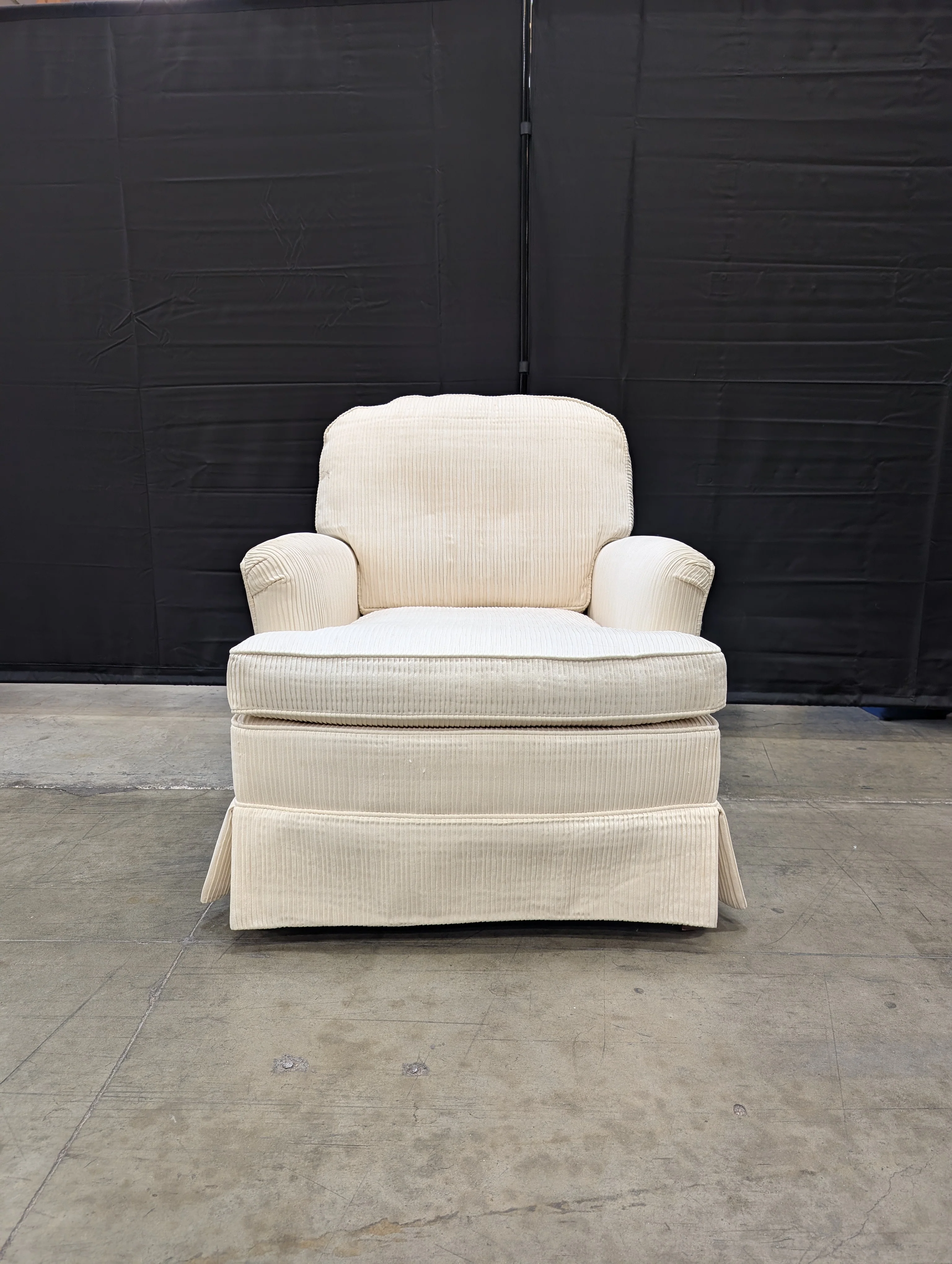 Cream Ribbed WOODMARK Original Accent Armchair - Image 10