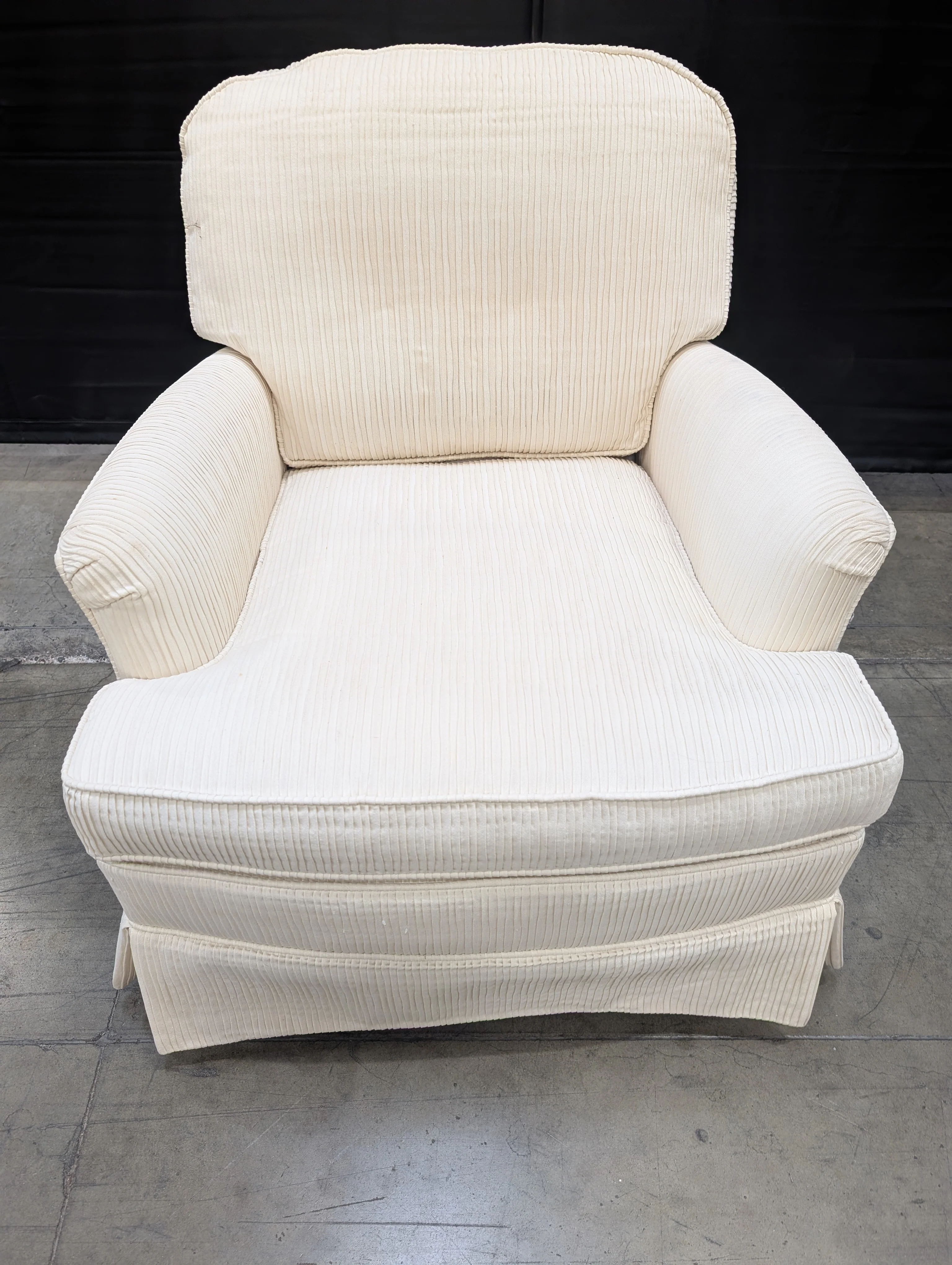 Cream Ribbed WOODMARK Original Accent Armchair - Image 5