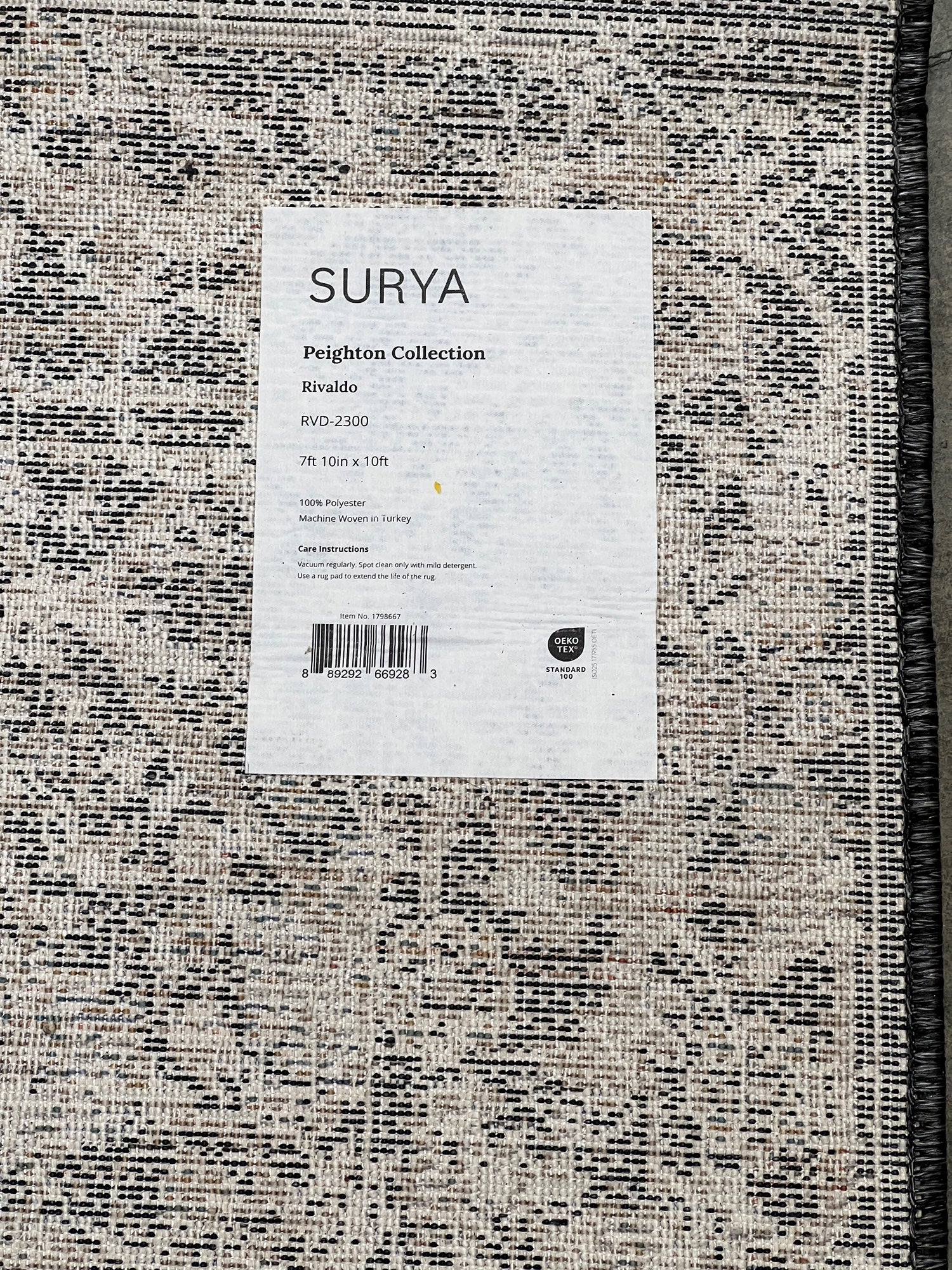 Surya Peighton Rivaldo Abstract Floral Rug - 7'10" x 10'0" - Image 3