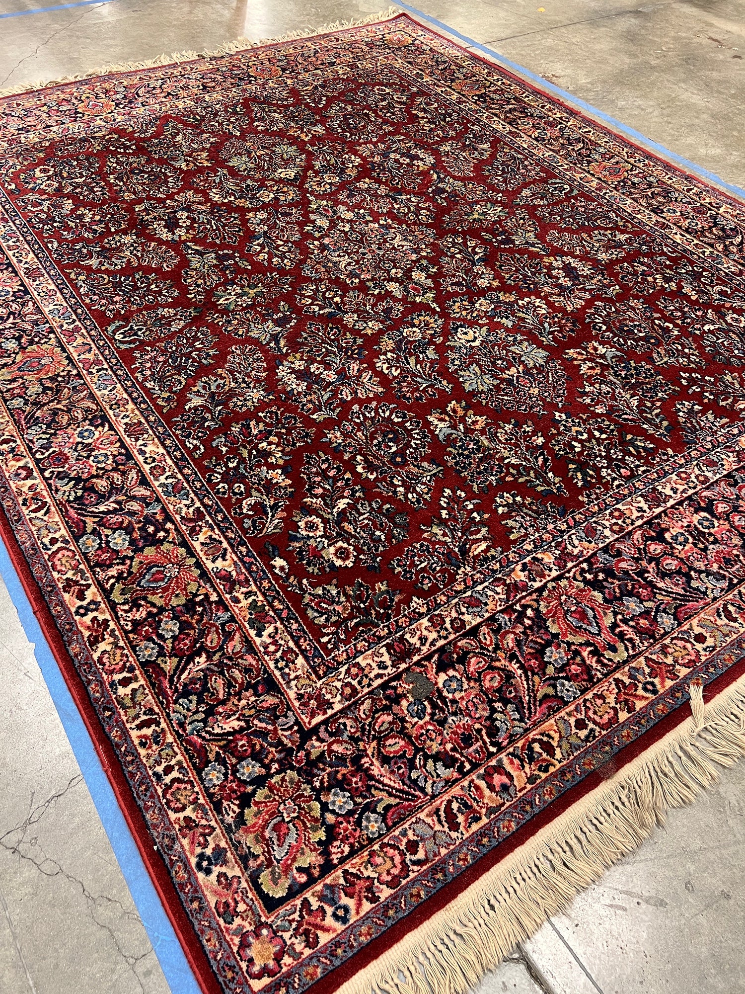 Large Traditional Persian Bakhtiari Style Panel Rug - 9' x 11' - Image 2