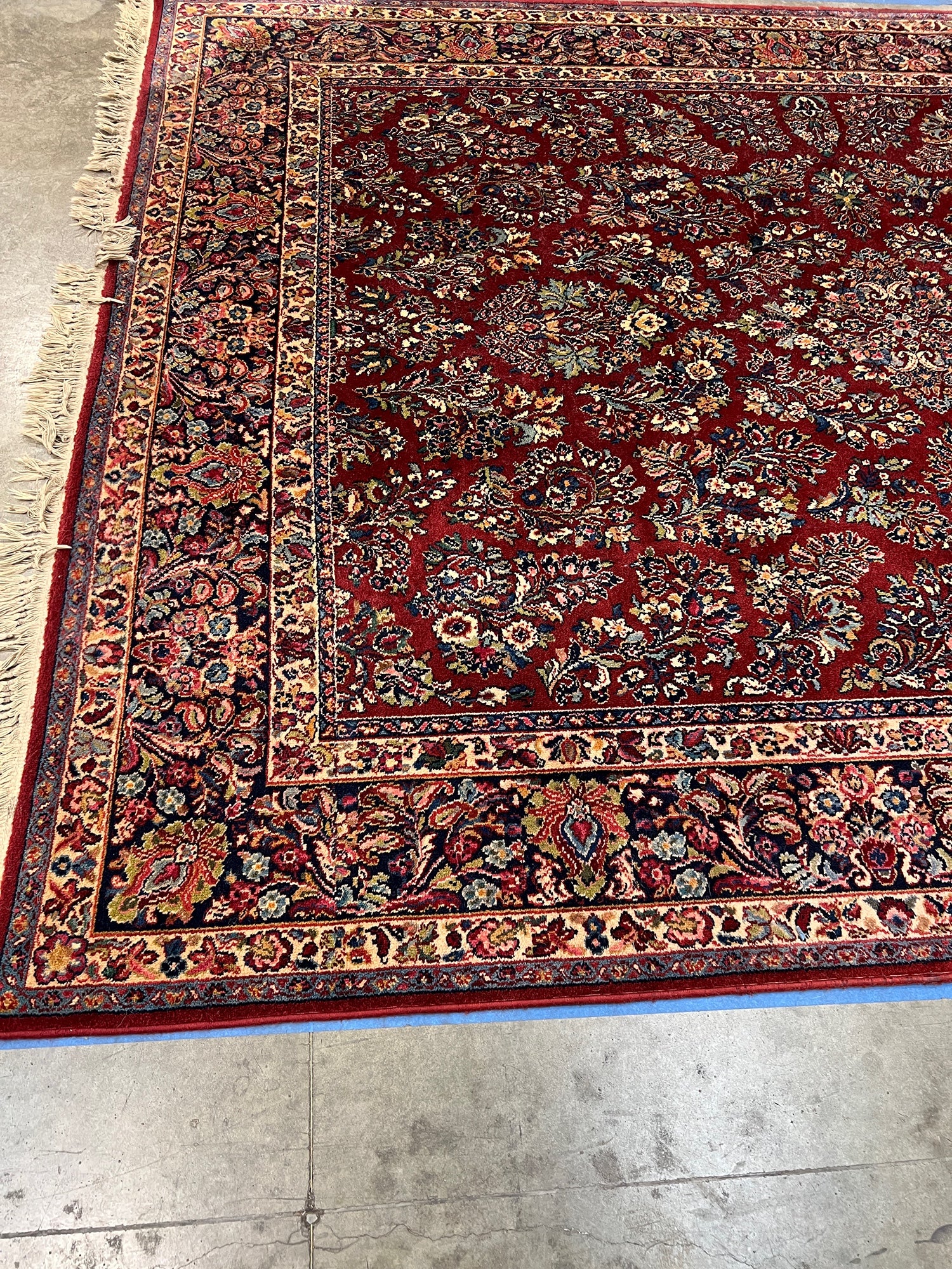 Large Traditional Persian Bakhtiari Style Panel Rug - 9' x 11' - Image 5