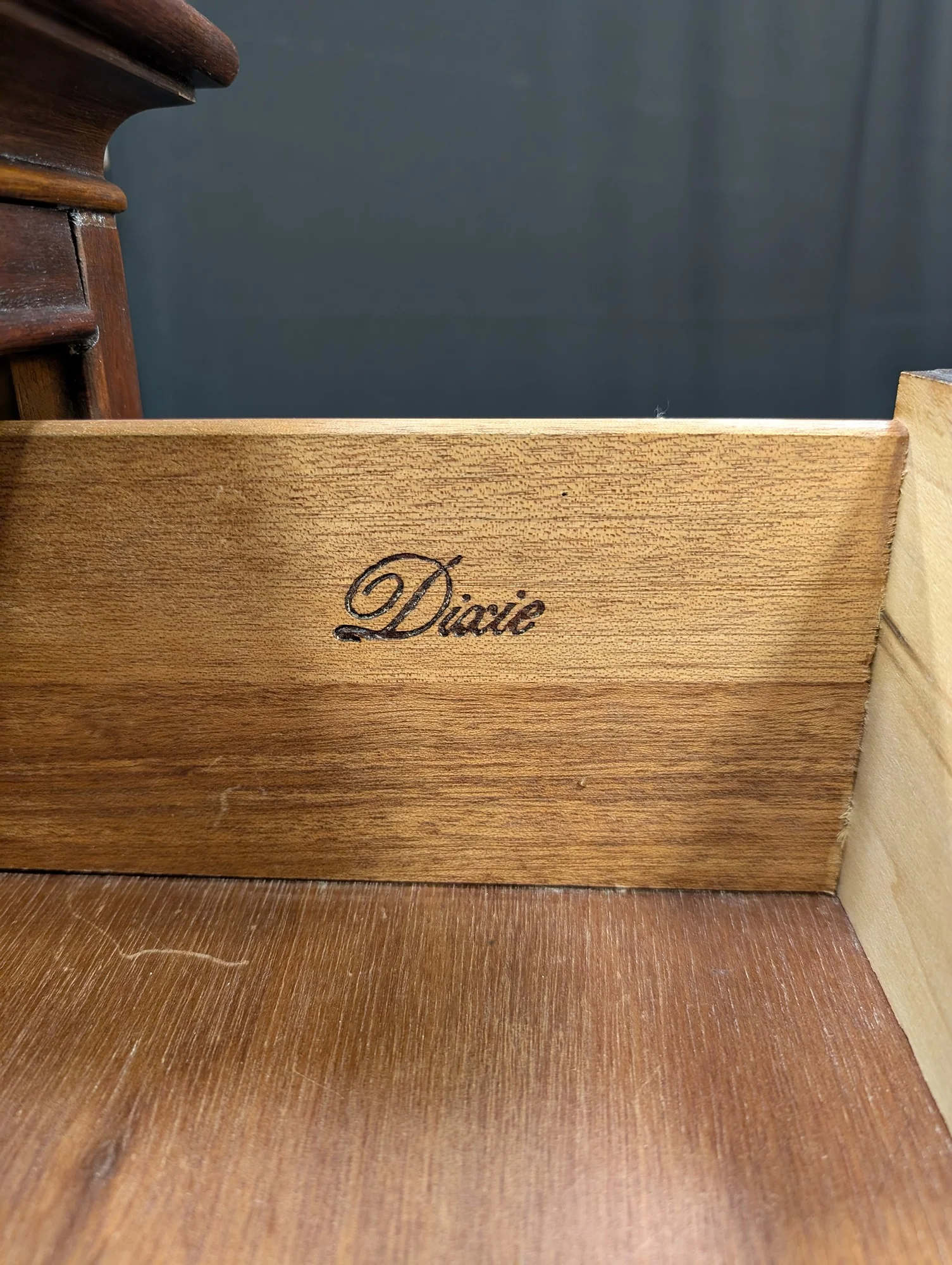 Dixie Furniture Traditional Wood Six-Drawer Tall Chest - Image 3