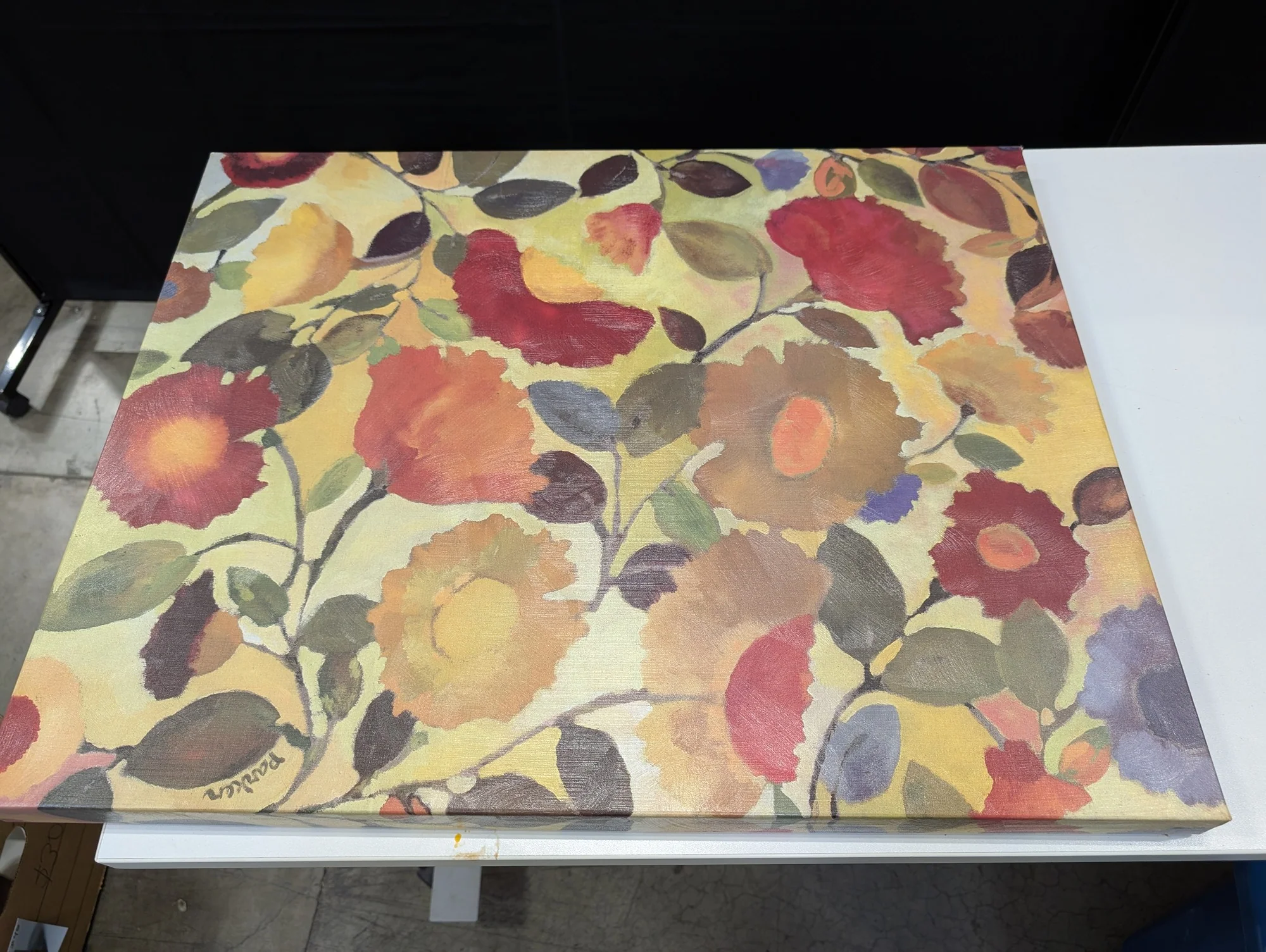 Vibrant Kim Parker Abstract Floral Canvas Wall Art - Image 4