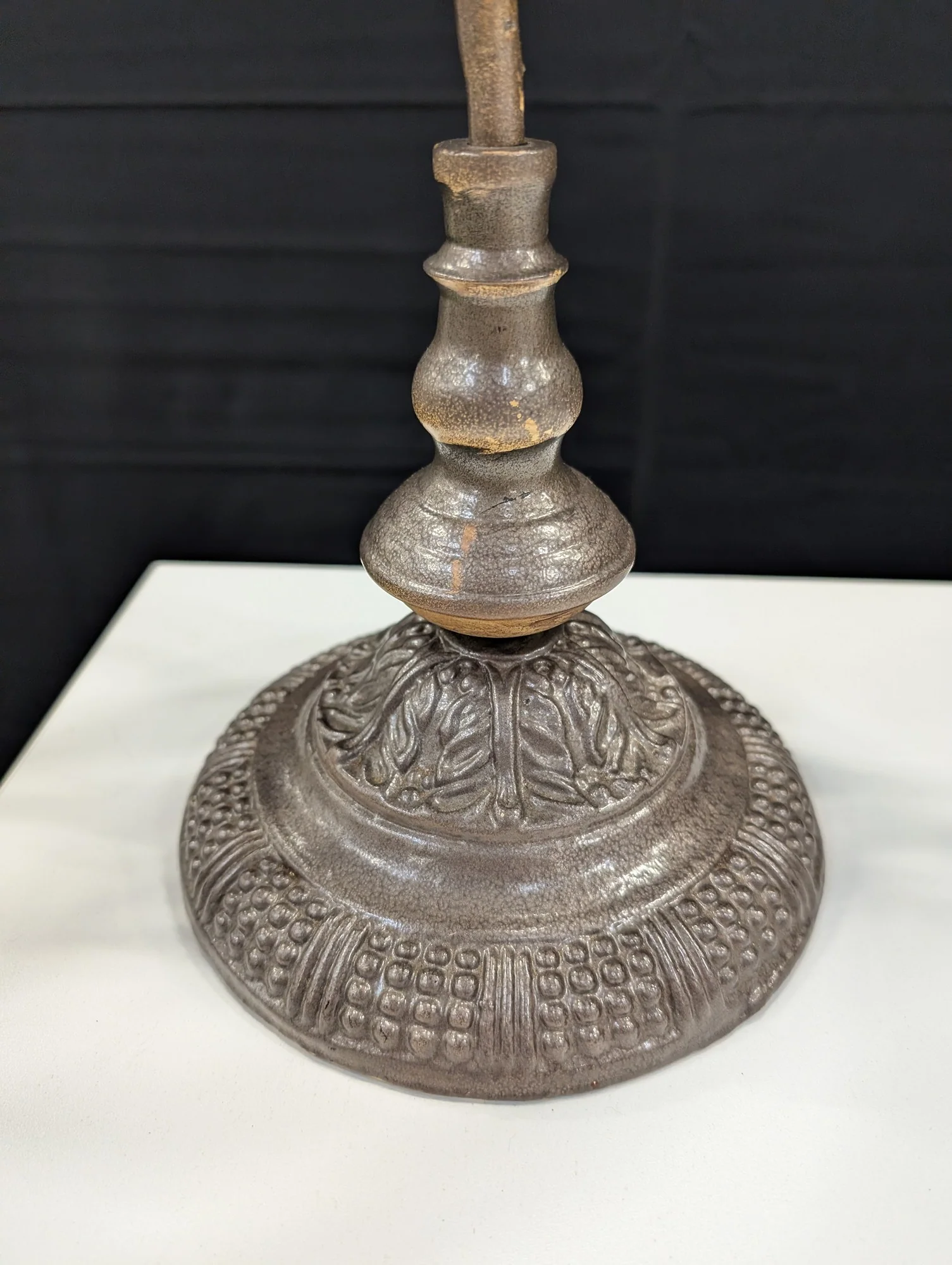 Rustic Metal Armillary Sphere Sculpture with Fleur-de-Lis Finial - Image 2