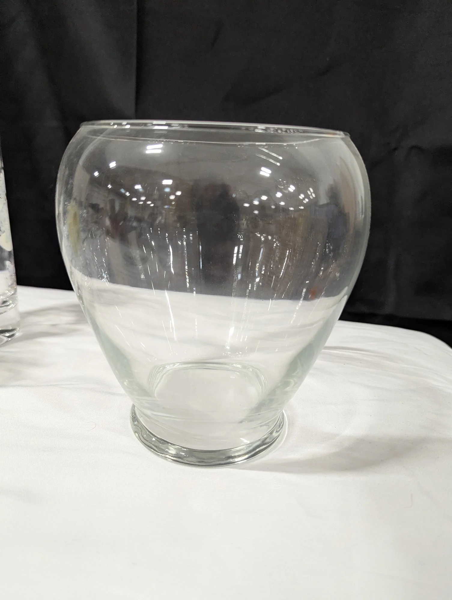 Clear Glass Decorative Centerpiece Bowl