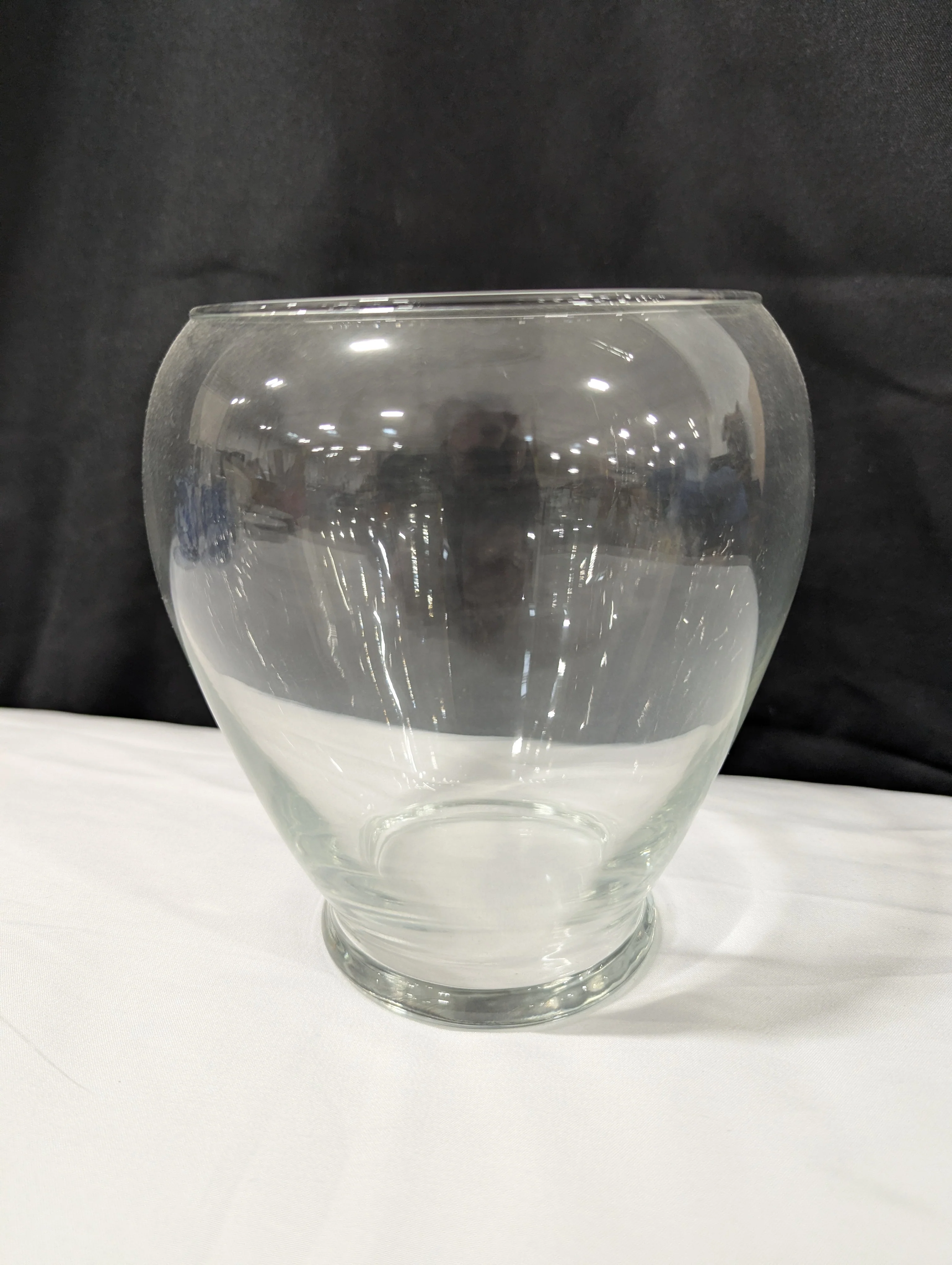 Clear Glass Decorative Centerpiece Bowl - Image 2
