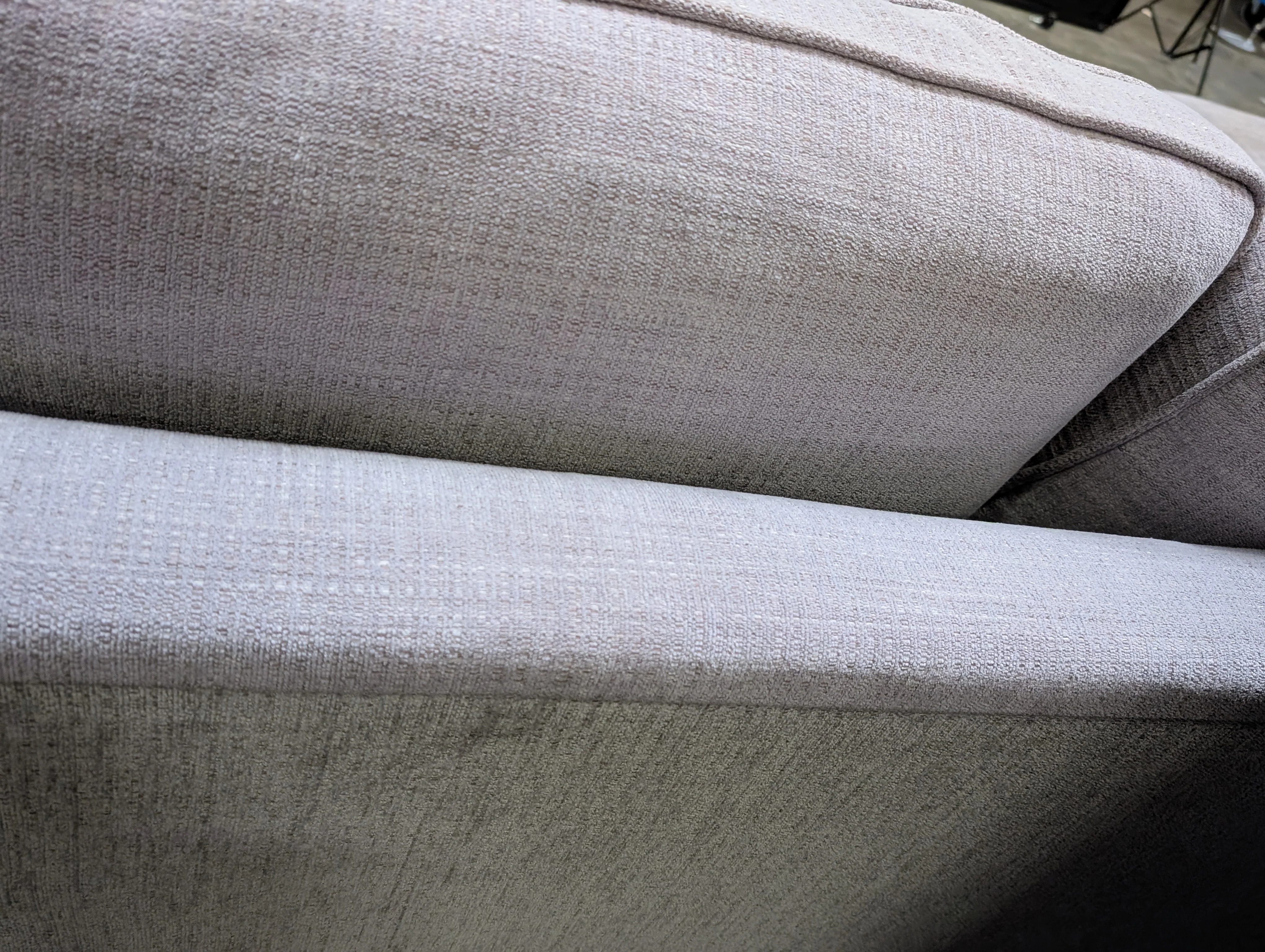 Contemporary Light Grey Fabric Sectional Sofa with Left Chaise - Image 9
