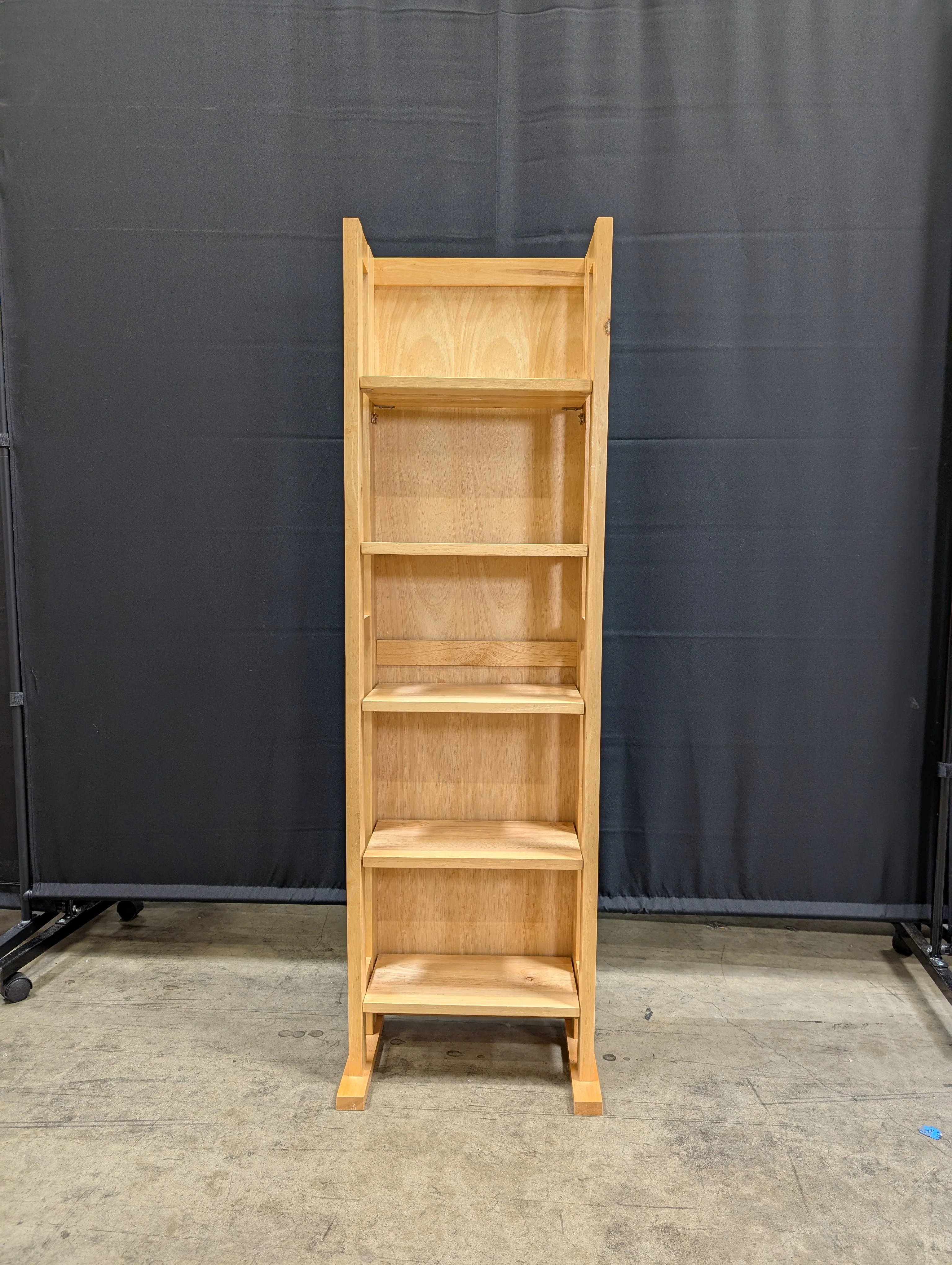 Versatile Natural Wood Multi-Tier Shelf Unit - Image 10