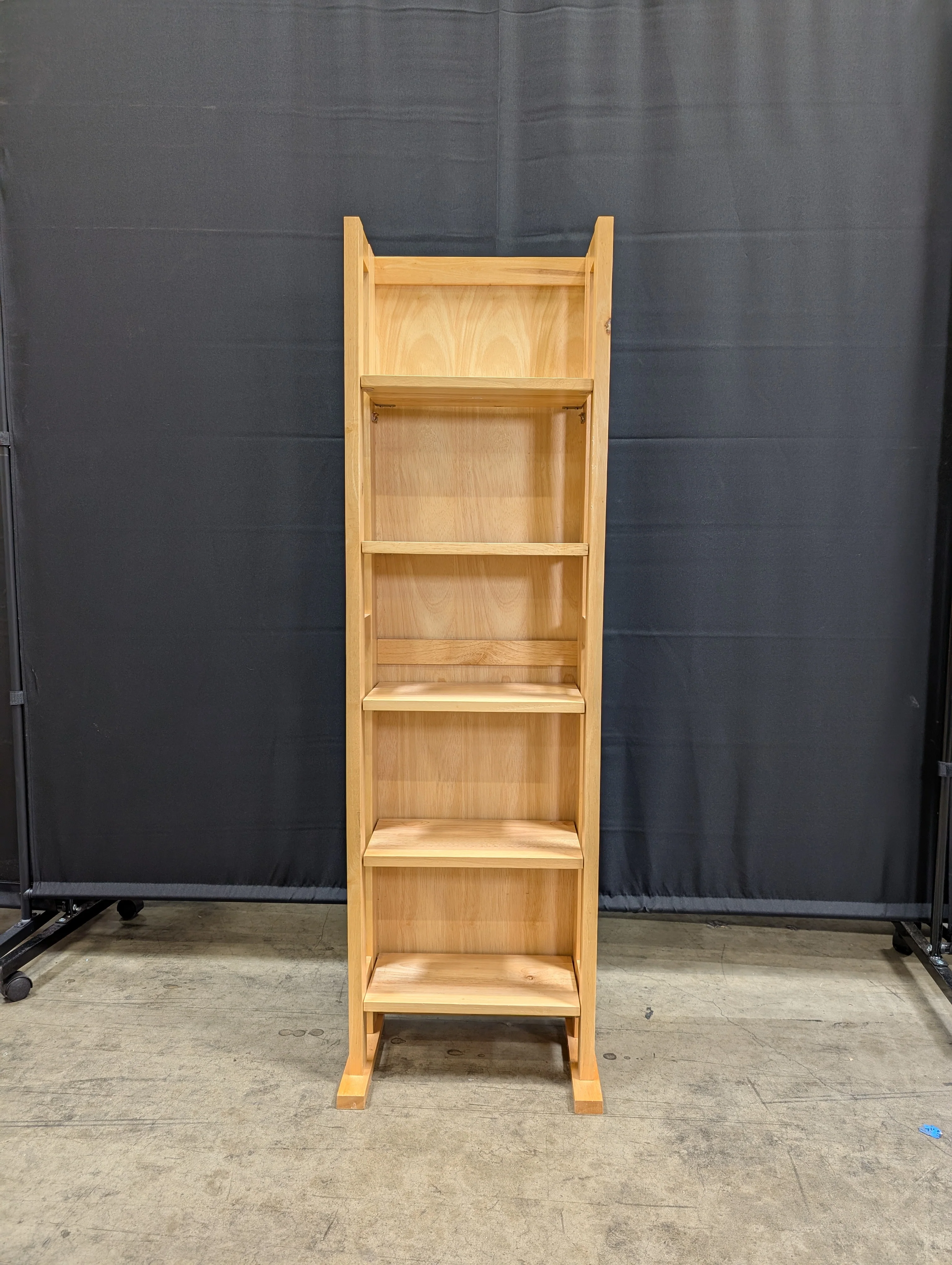 Versatile Natural Wood Multi-Tier Shelf Unit - Image 11