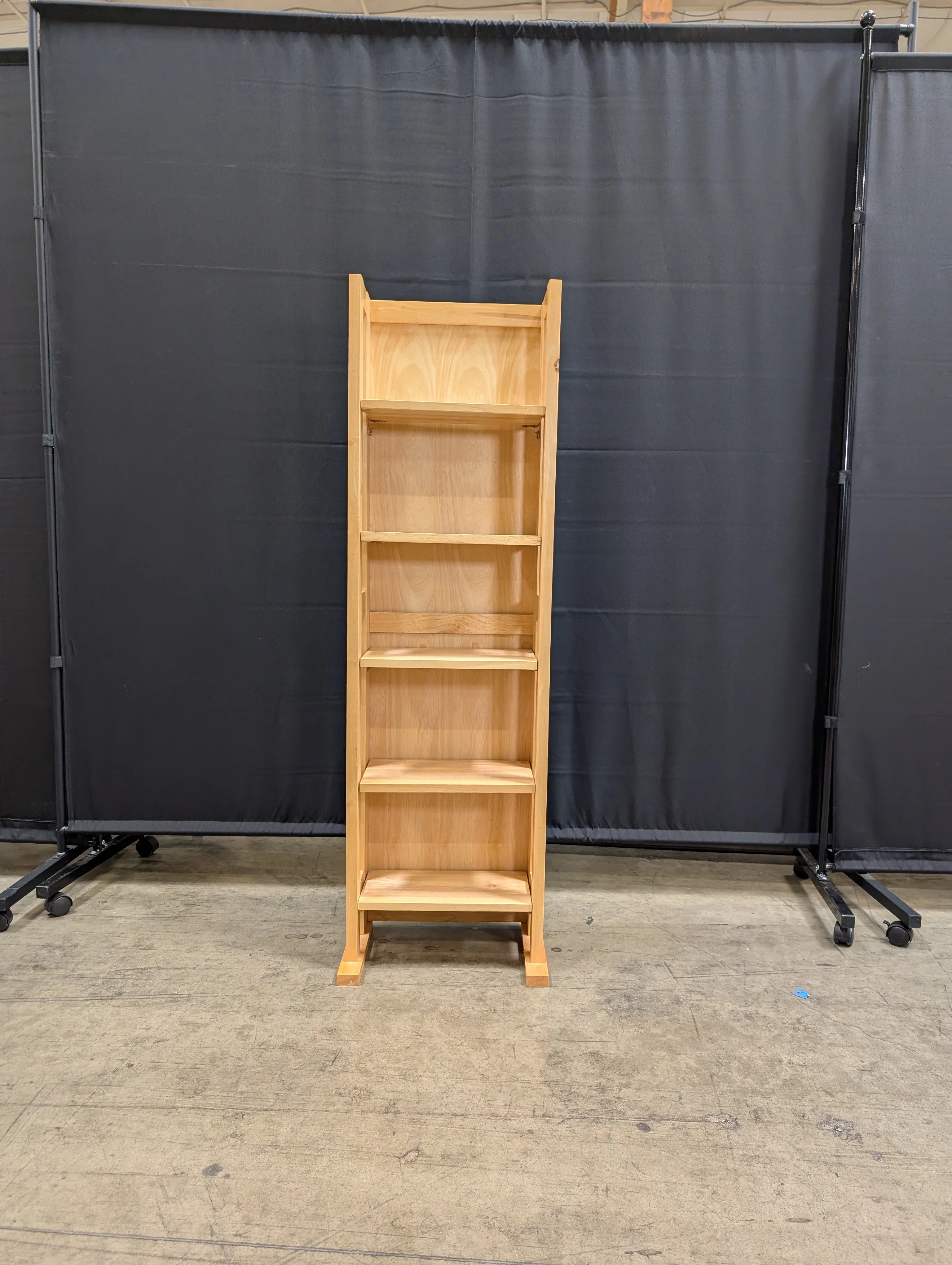 Versatile Natural Wood Multi-Tier Shelf Unit - Image 2