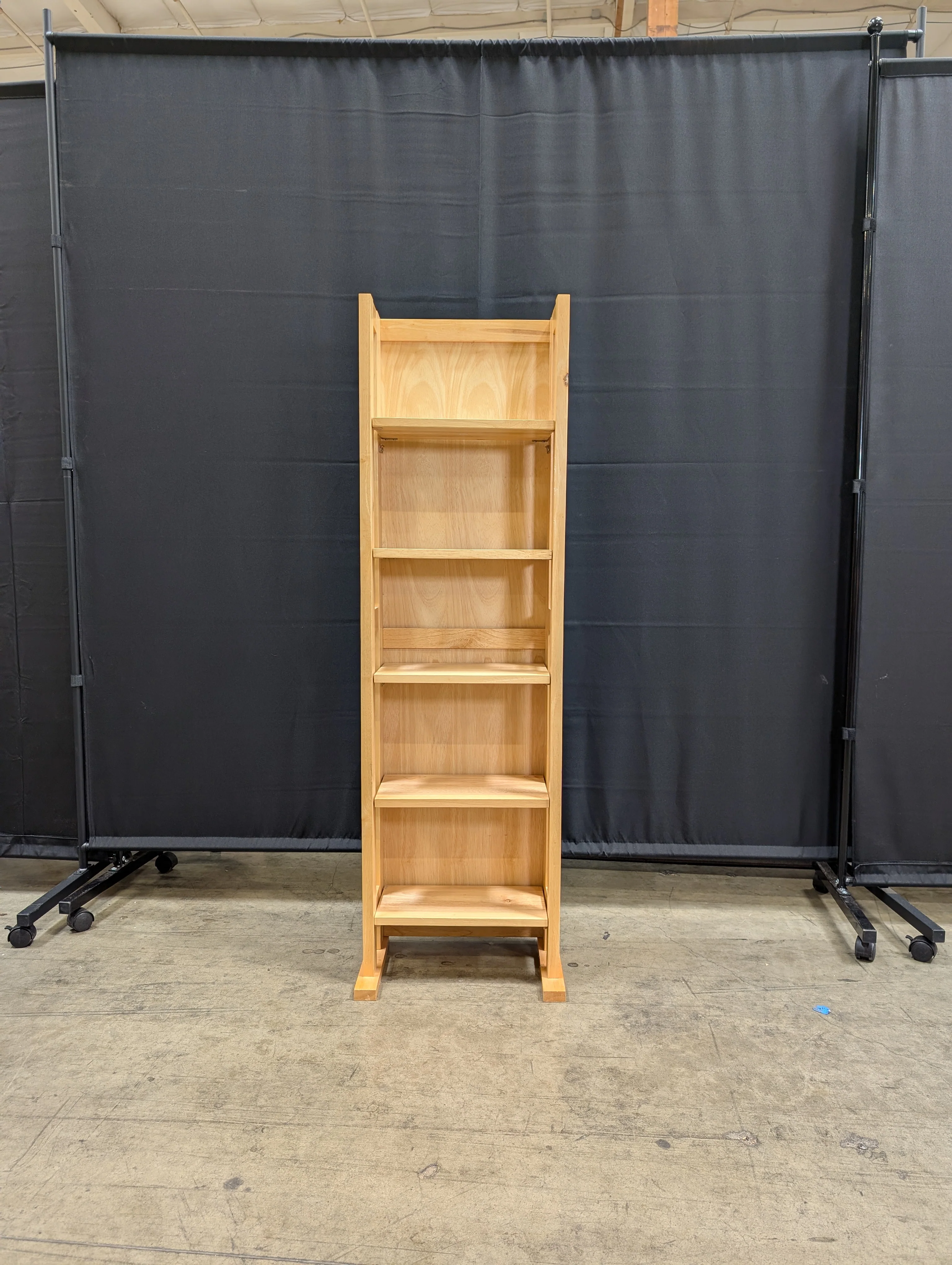 Versatile Natural Wood Multi-Tier Shelf Unit - Image 3