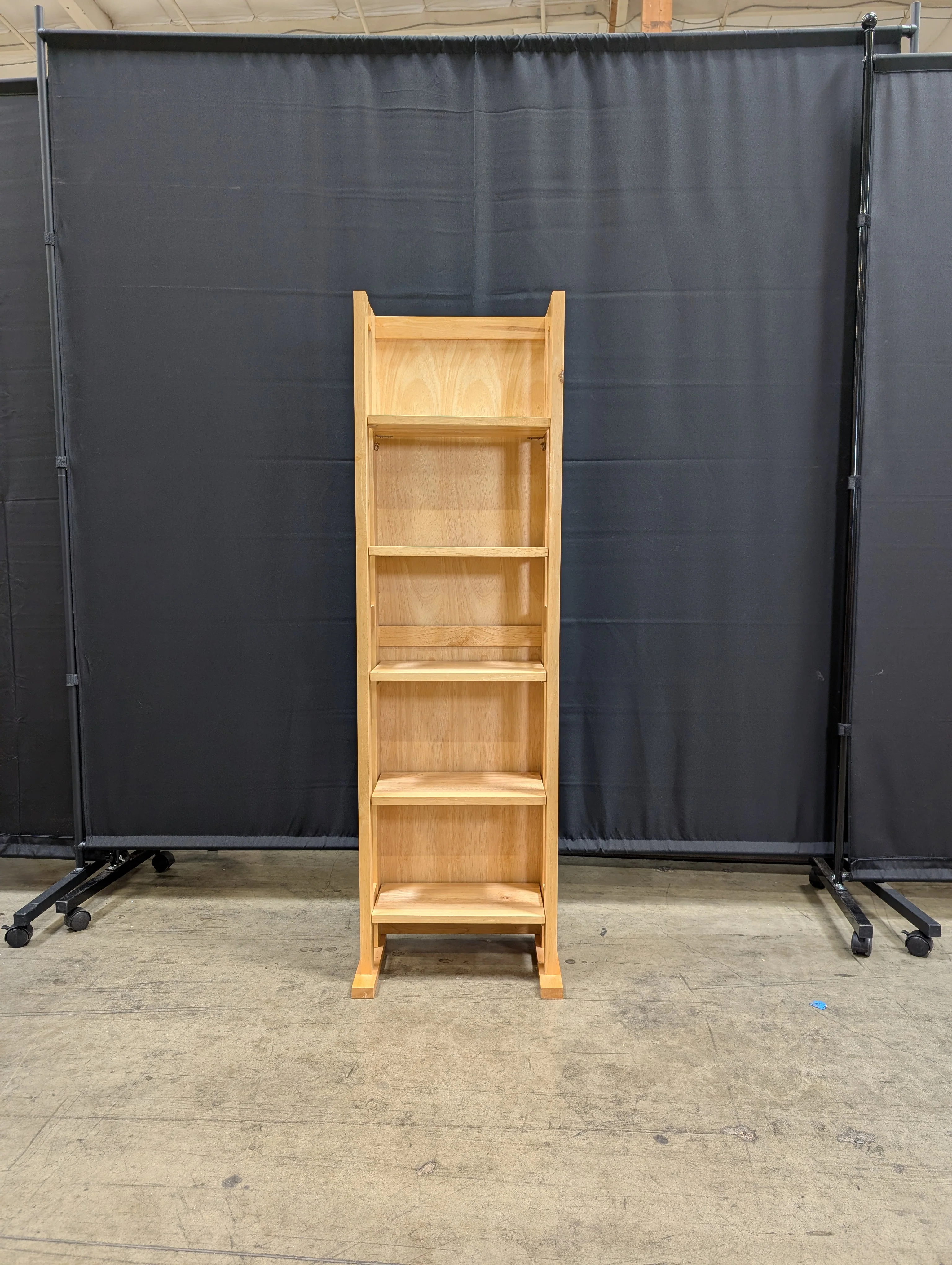 Versatile Natural Wood Multi-Tier Shelf Unit - Image 4