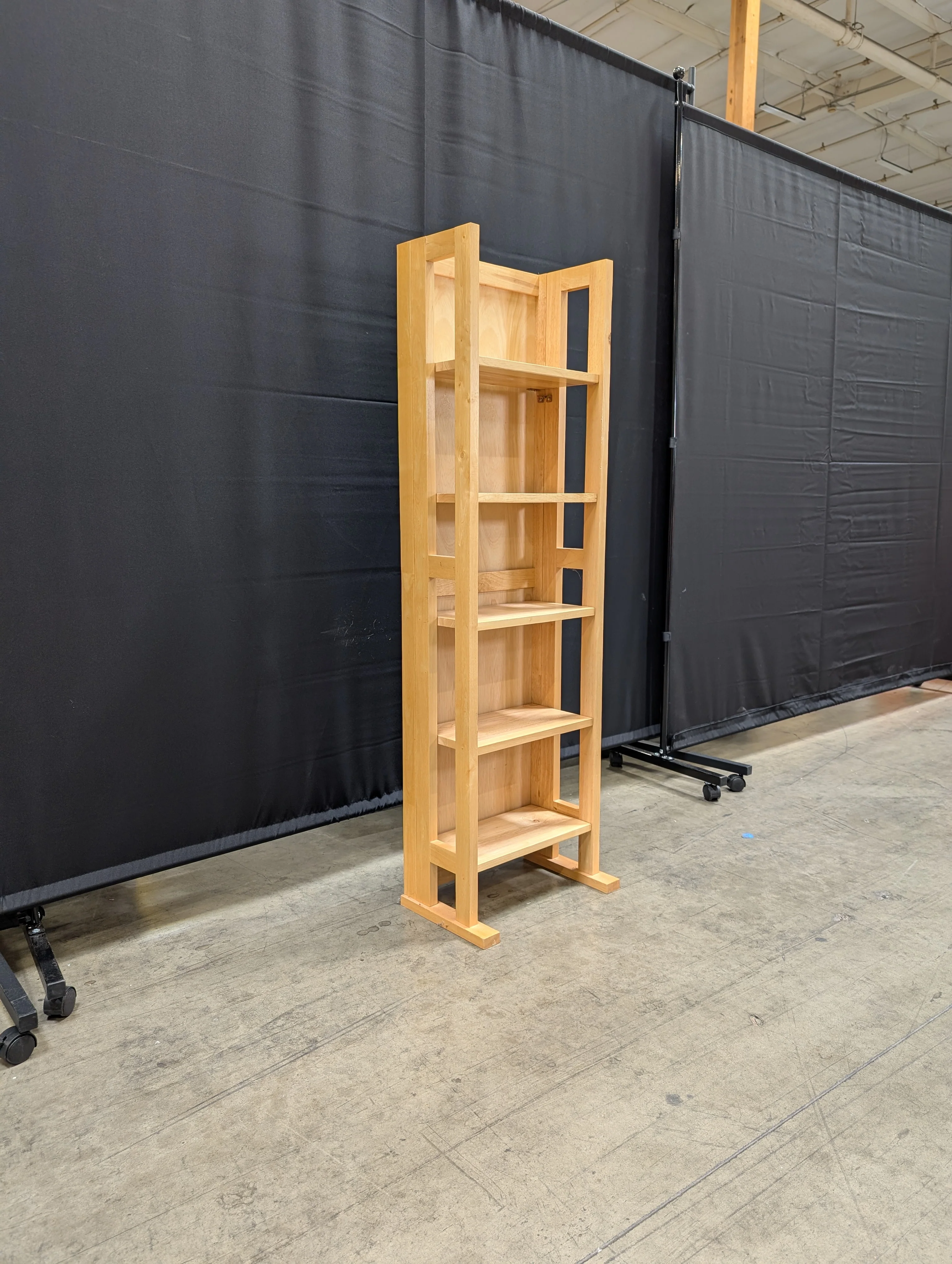Versatile Natural Wood Multi-Tier Shelf Unit - Image 6