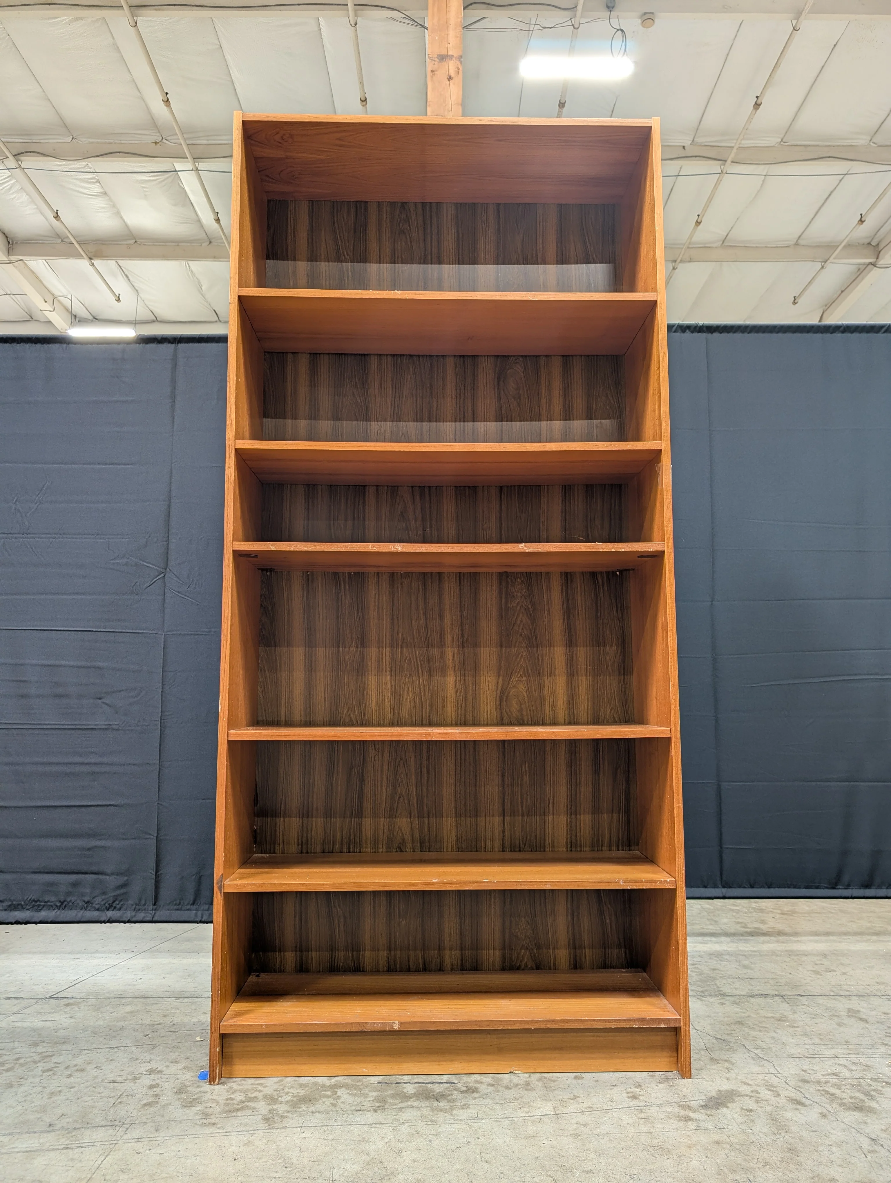 Five-Tier Freestanding Wooden Bookcase
