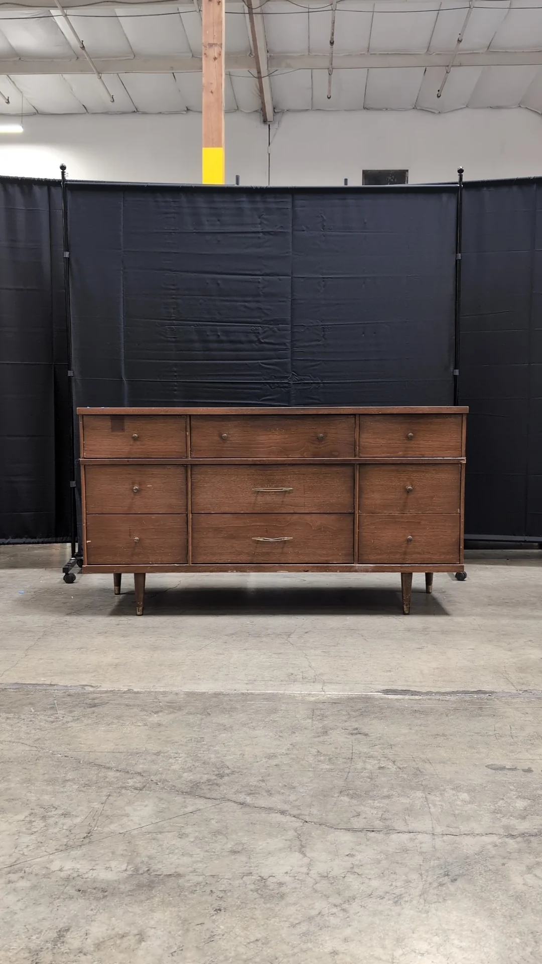 Mid-Century Modern Harmony House Fatemi Wood Dresser