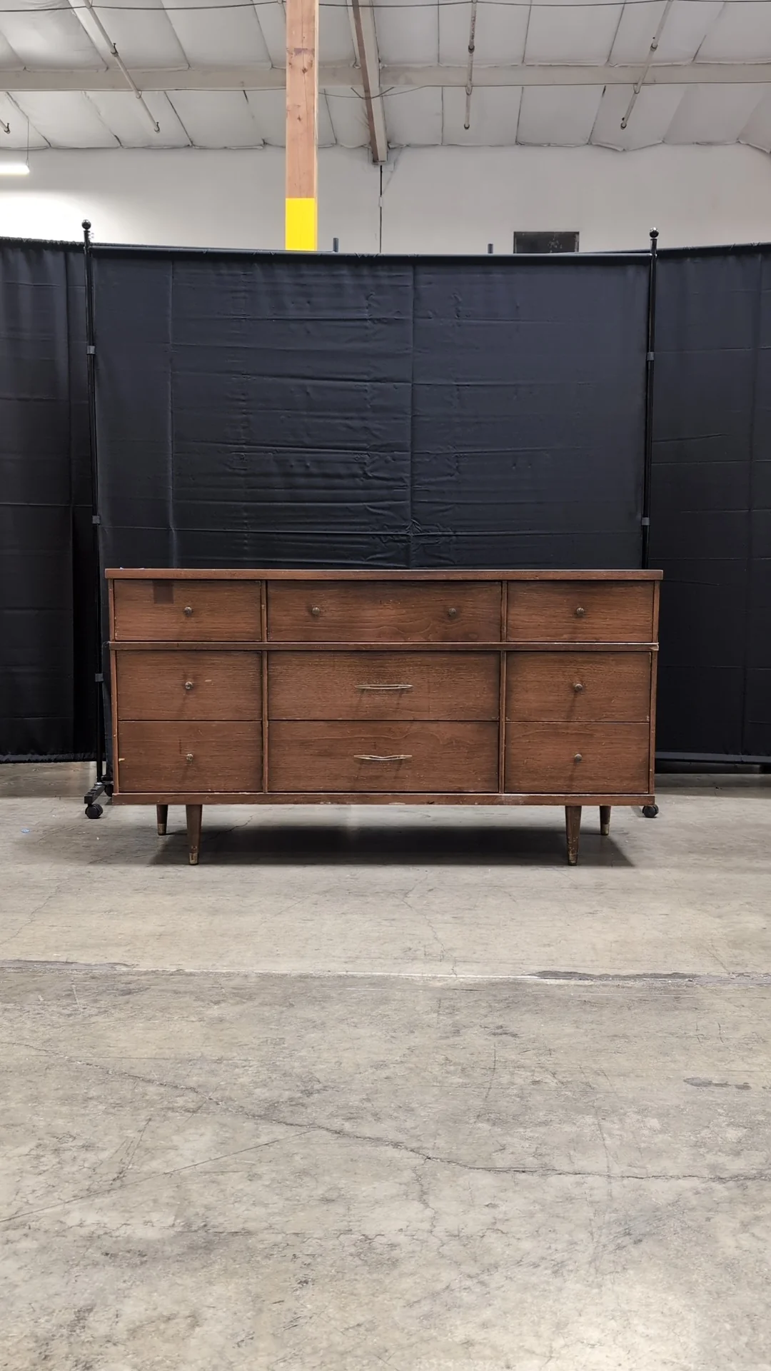 Mid-Century Modern Harmony House Fatemi Wood Dresser - Image 2