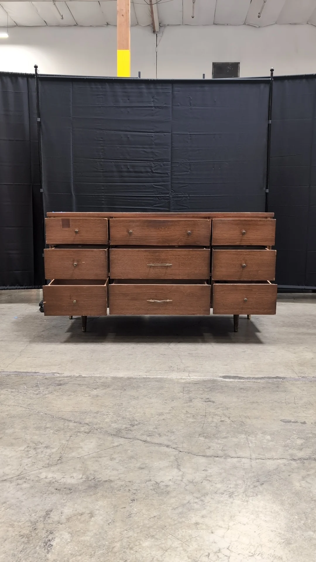 Mid-Century Modern Harmony House Fatemi Wood Dresser - Image 6