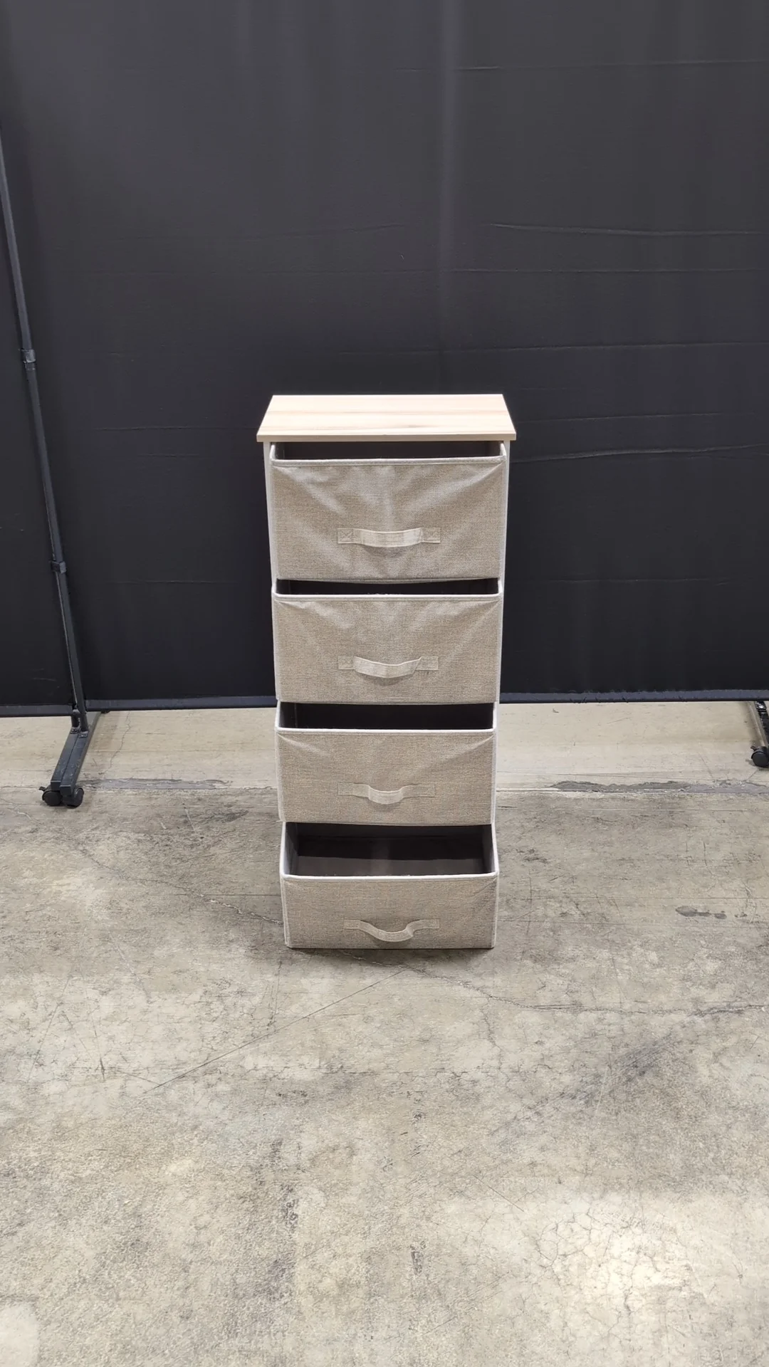 Four-Drawer Fabric Storage Organizer with Metal Frame - Image 10