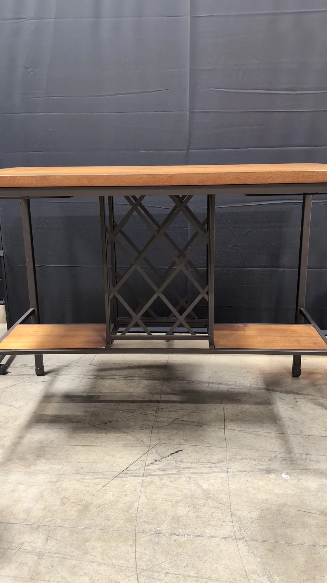 Industrial Style Wood Top Dining set - Image 10