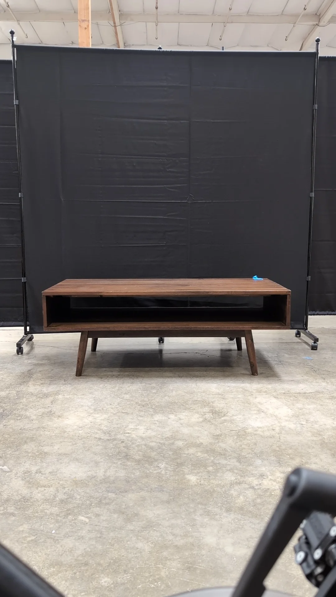 Modern Dark Brown Rectangular Coffee Table