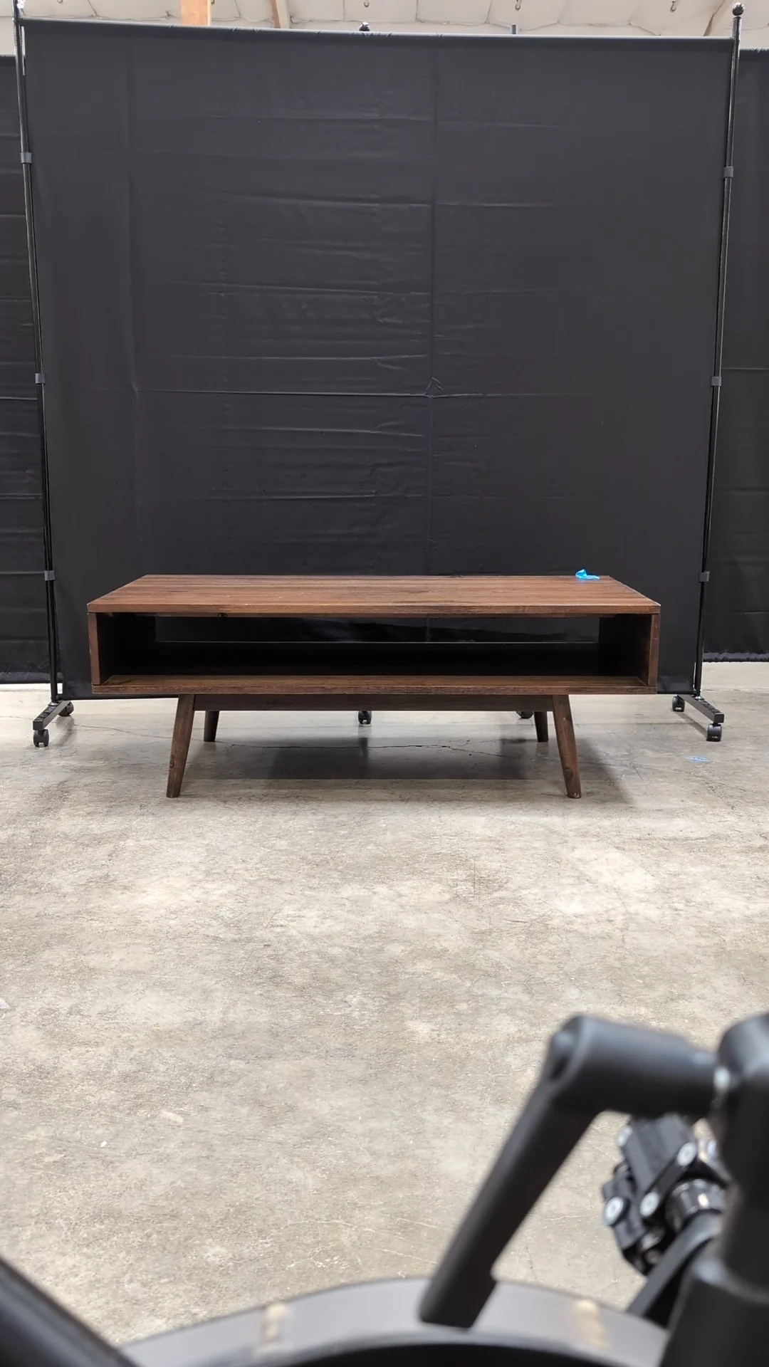 Modern Dark Brown Rectangular Coffee Table - Image 2