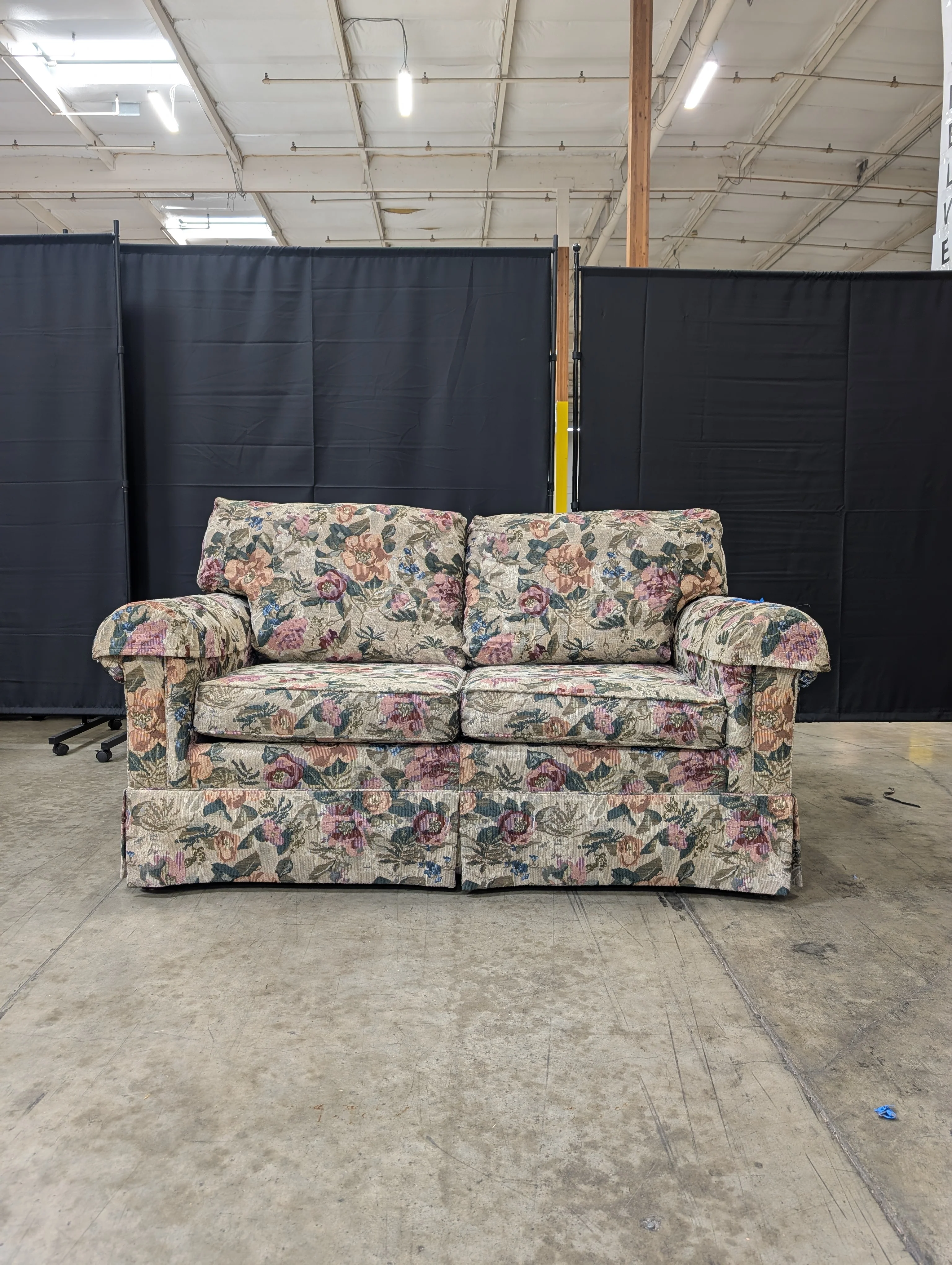 Floral Lane Upholstery co. Two-Seater Sofa - Image 2