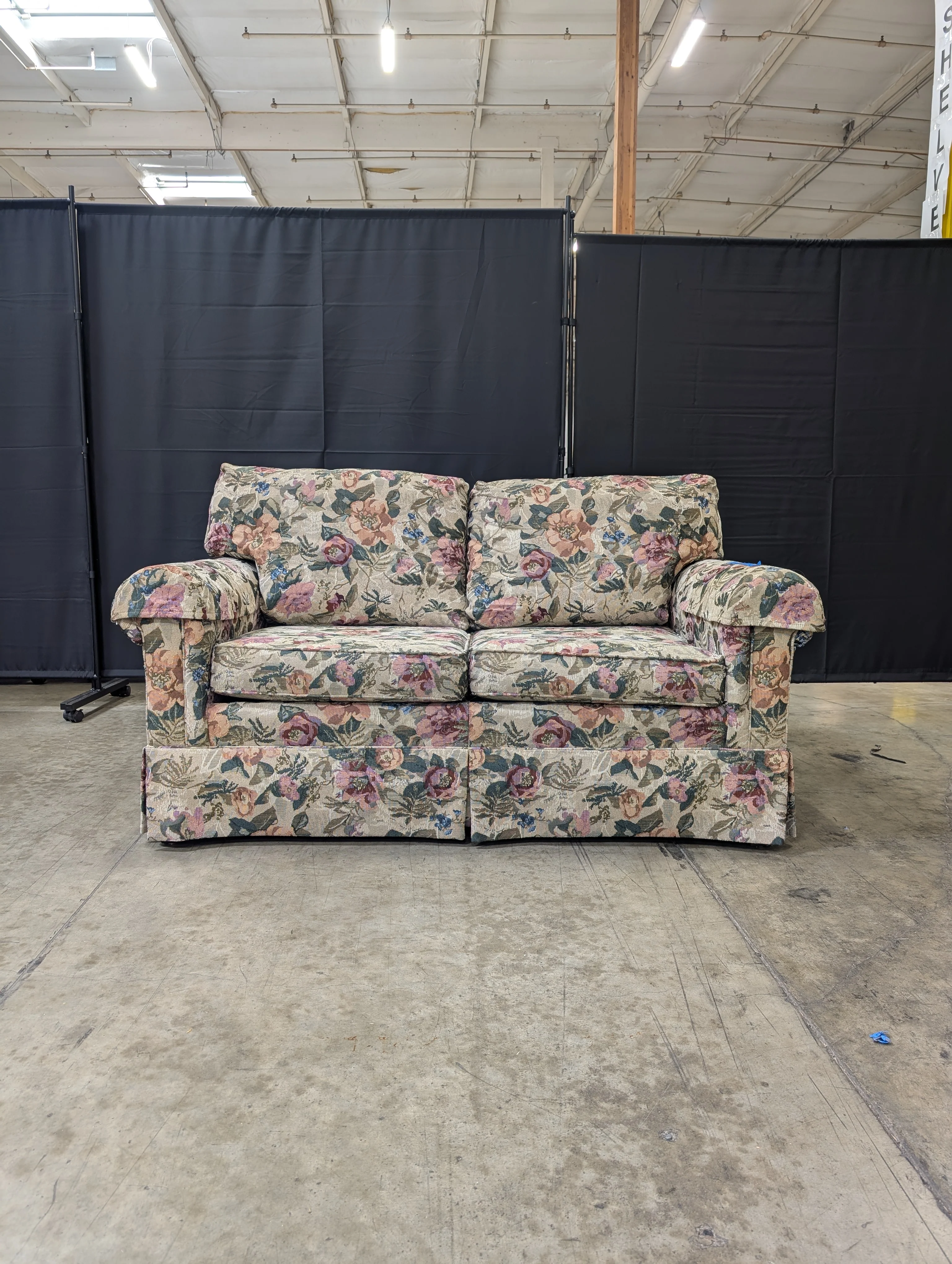 Floral Lane Upholstery co. Two-Seater Sofa - Image 3